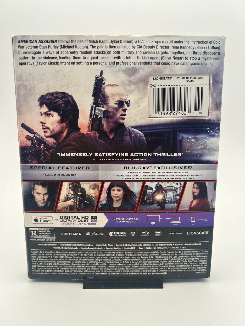 American Assassin W/ Slipcover