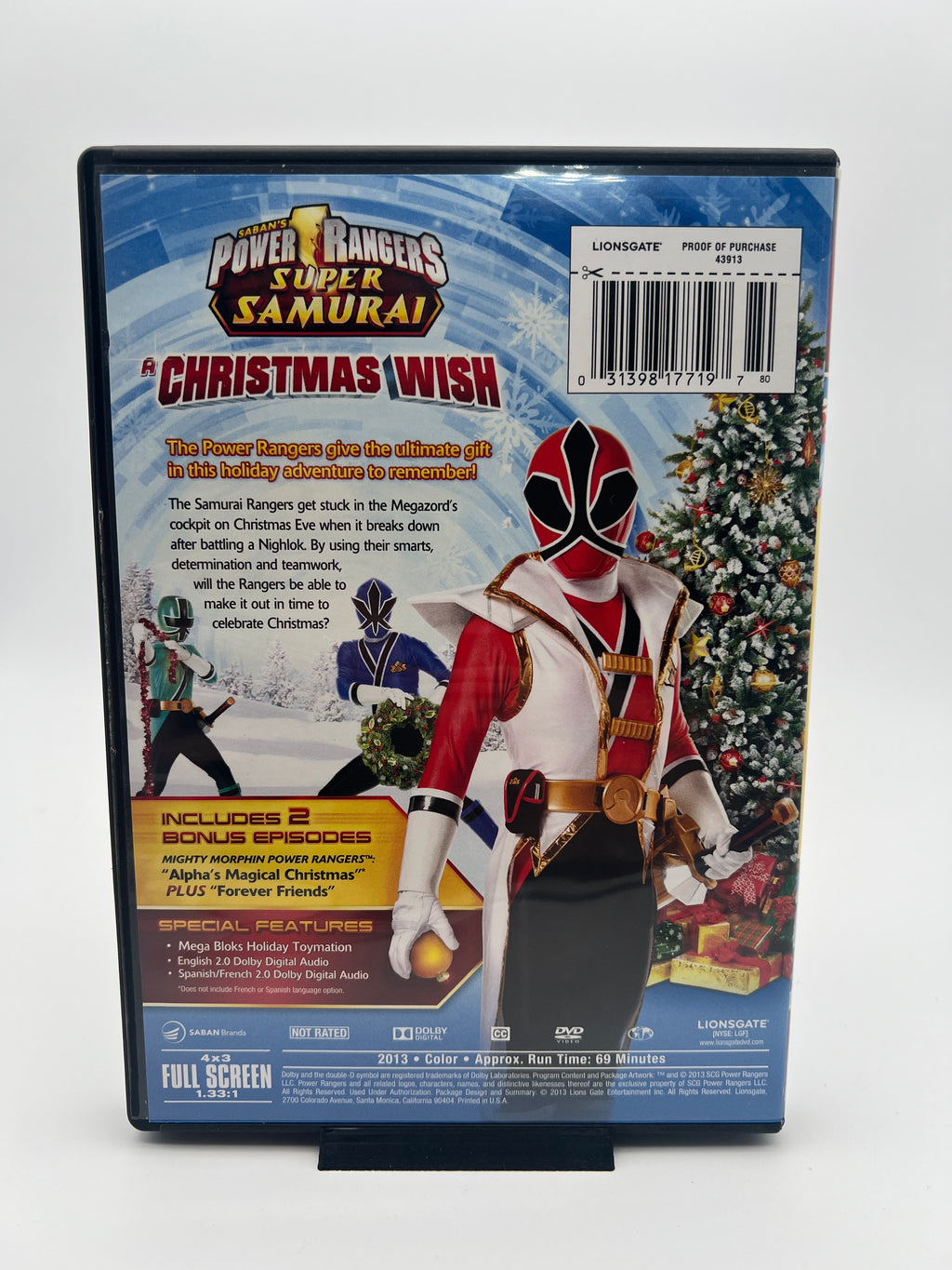 Power Rangers Super Samurai Christmas Wish