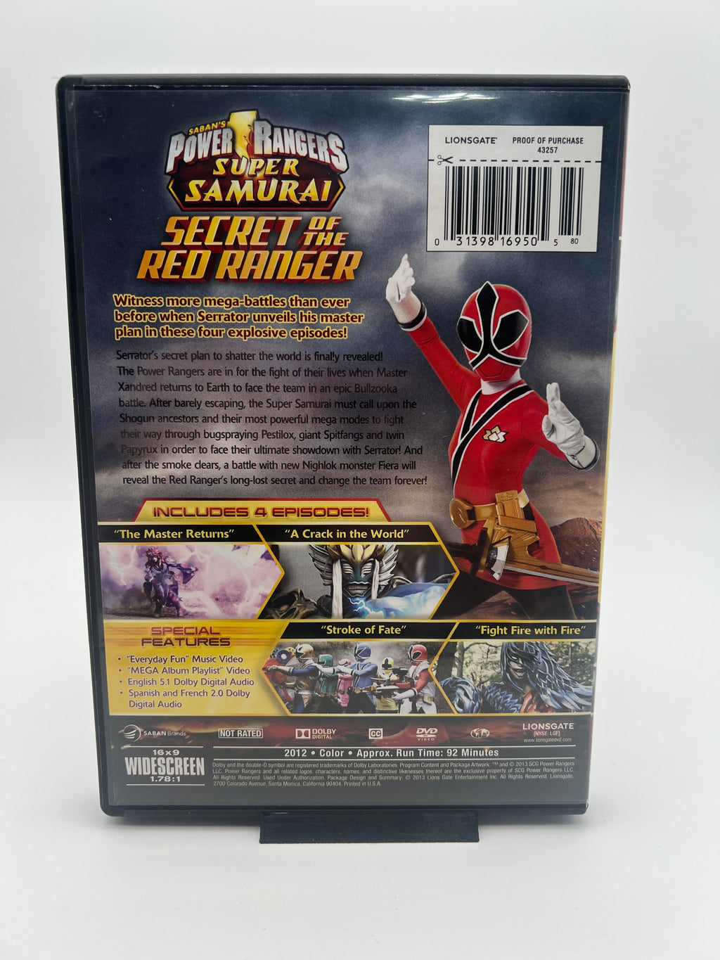 Power Rangers Super Samurai Secret of the Red Ranger