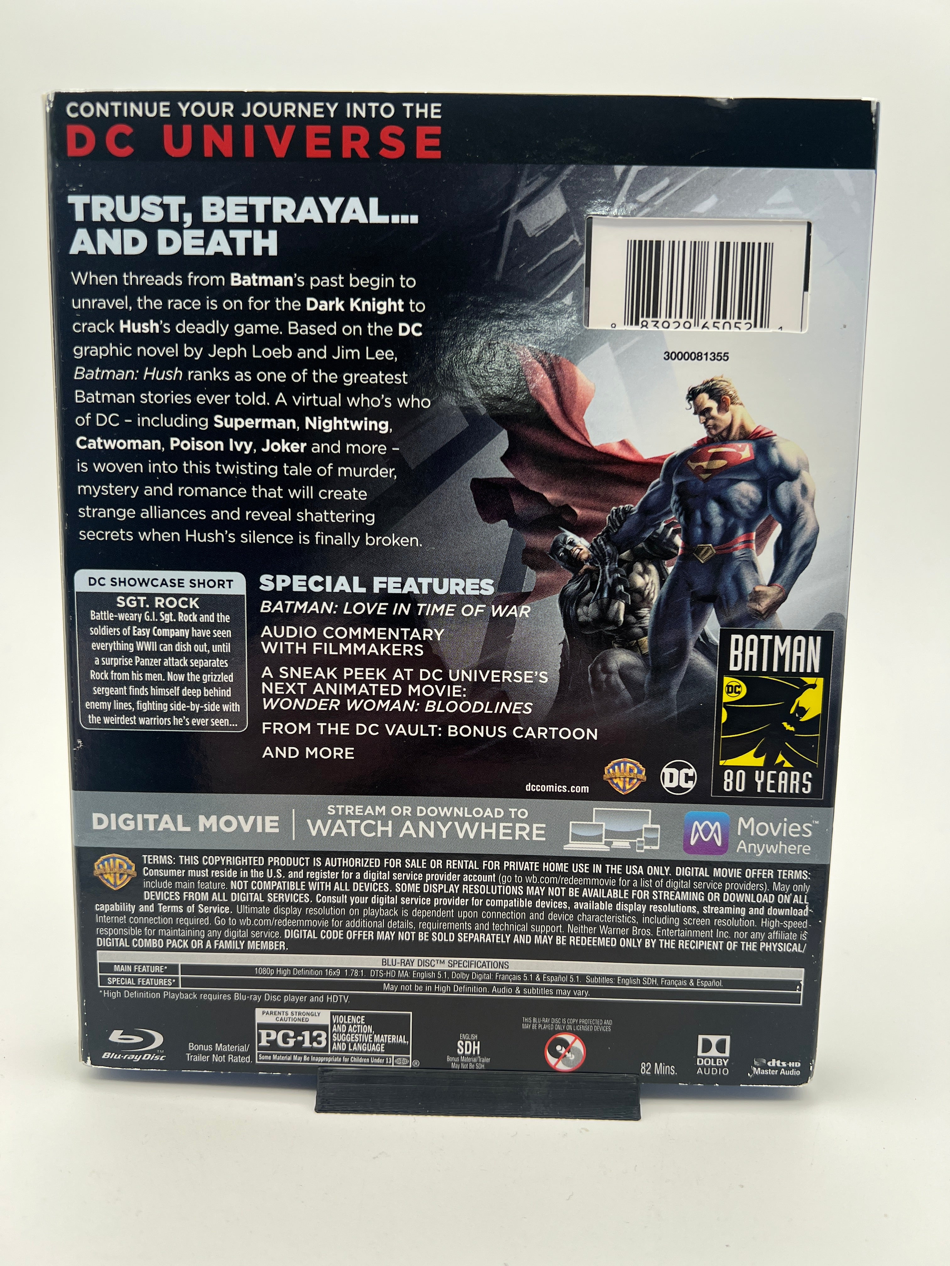 Batman Hush W/ Slipcover