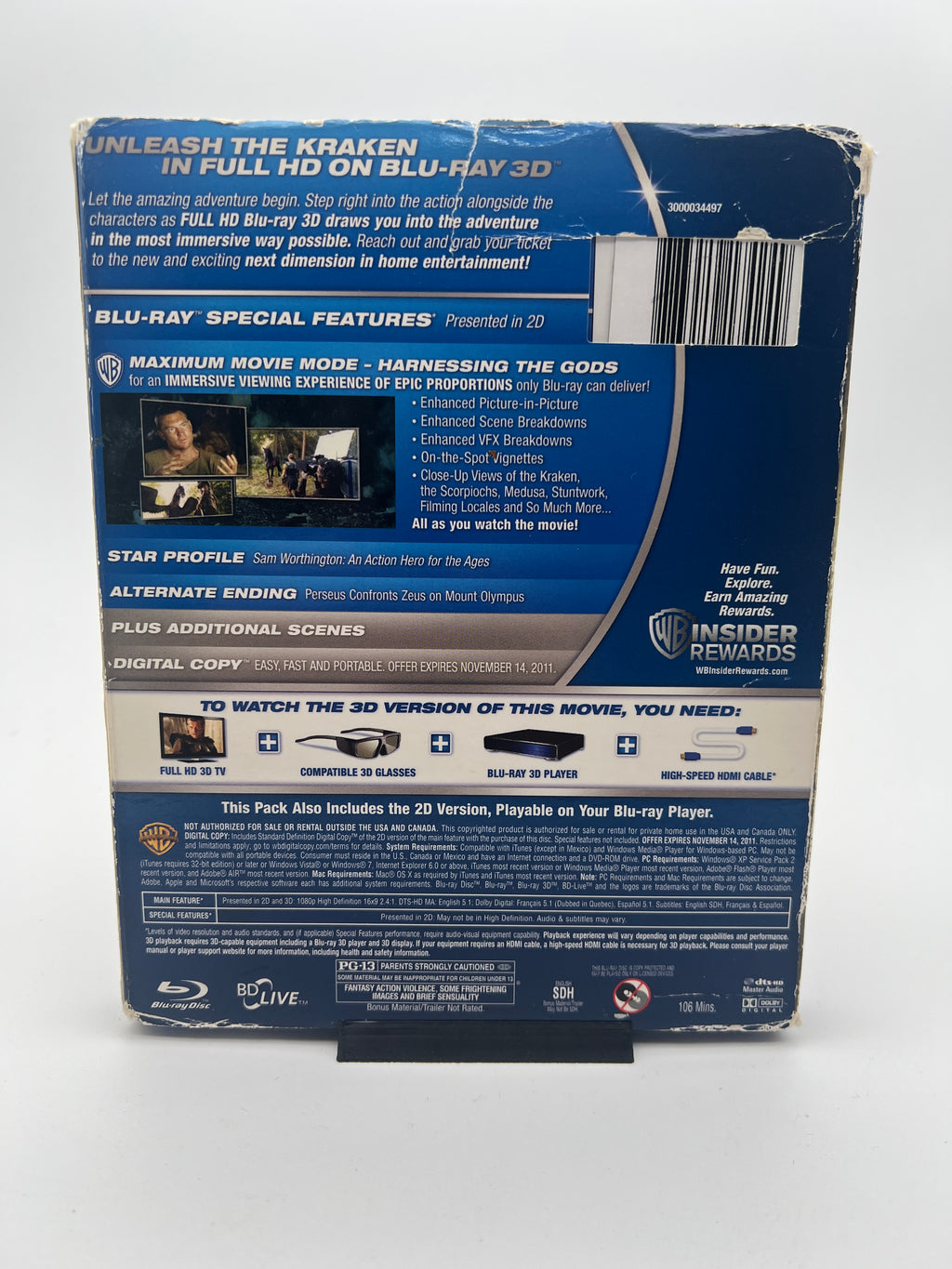 Clash of the Titans 3D W/ Slipcover