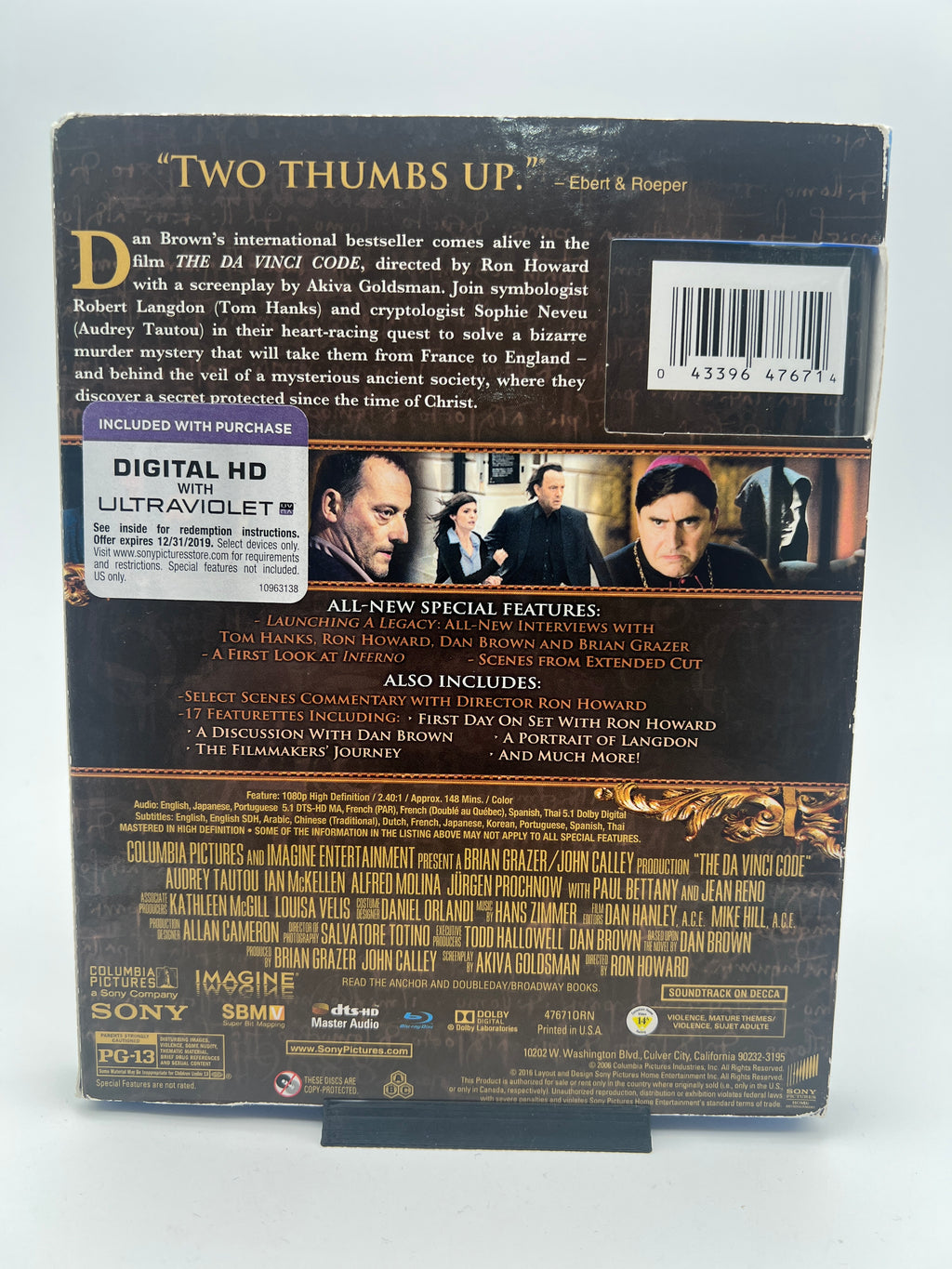 DaVinci Code, The W/ Slipcover