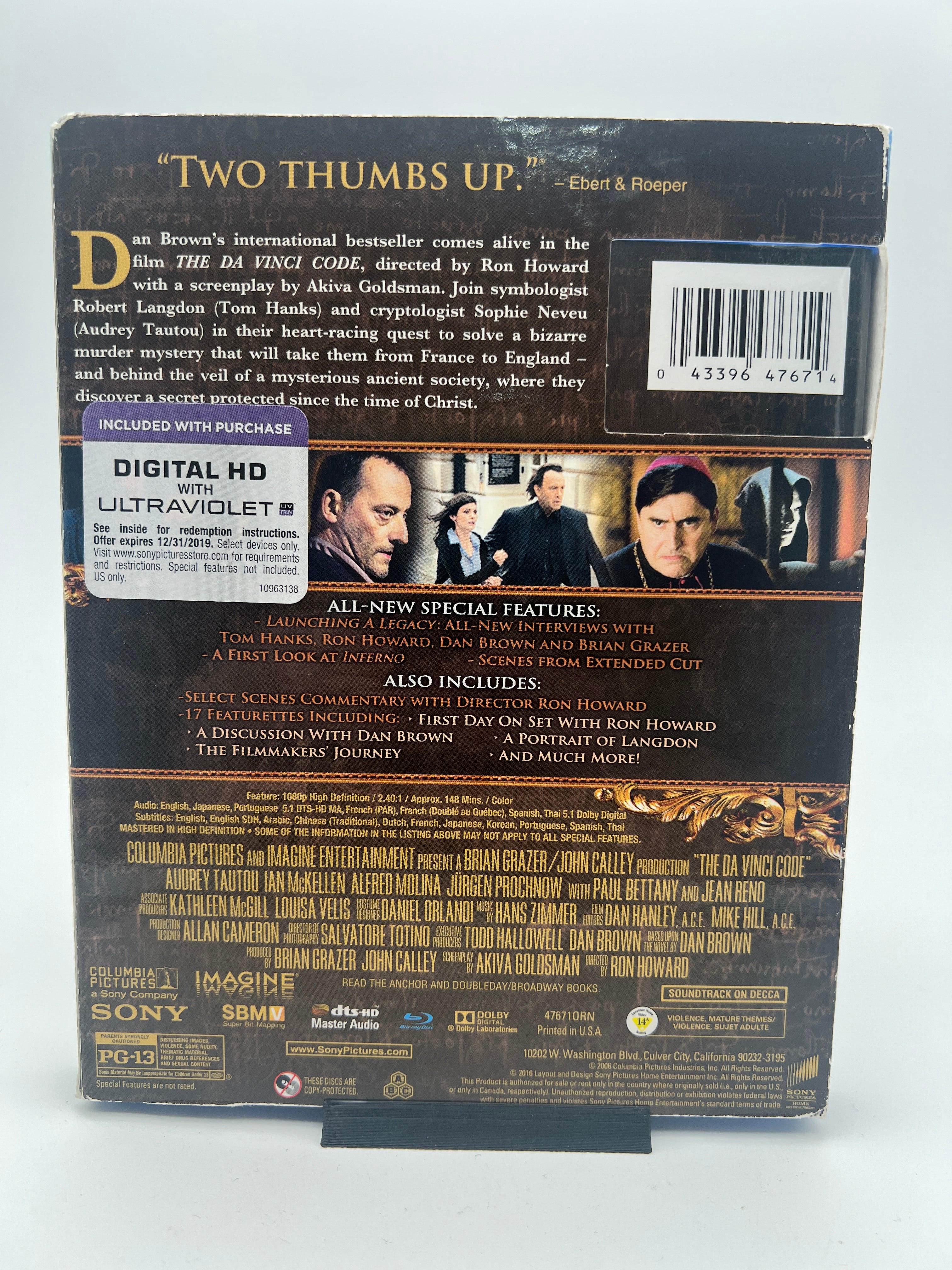 DaVinci Code, The W/ Slipcover