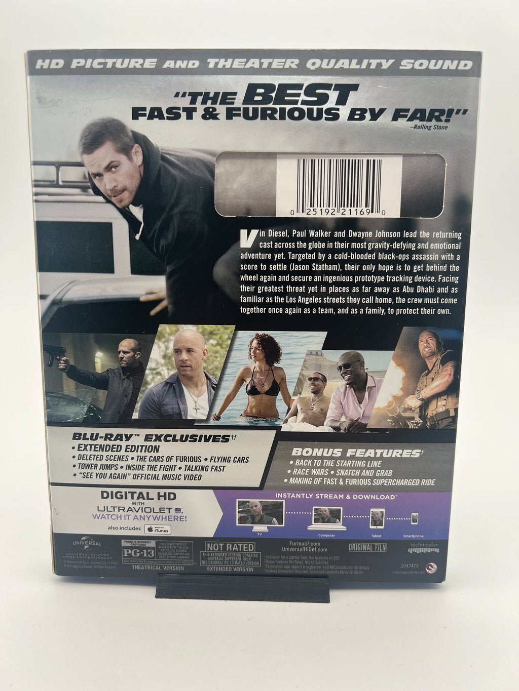 Furious 7 W/ Slipcover