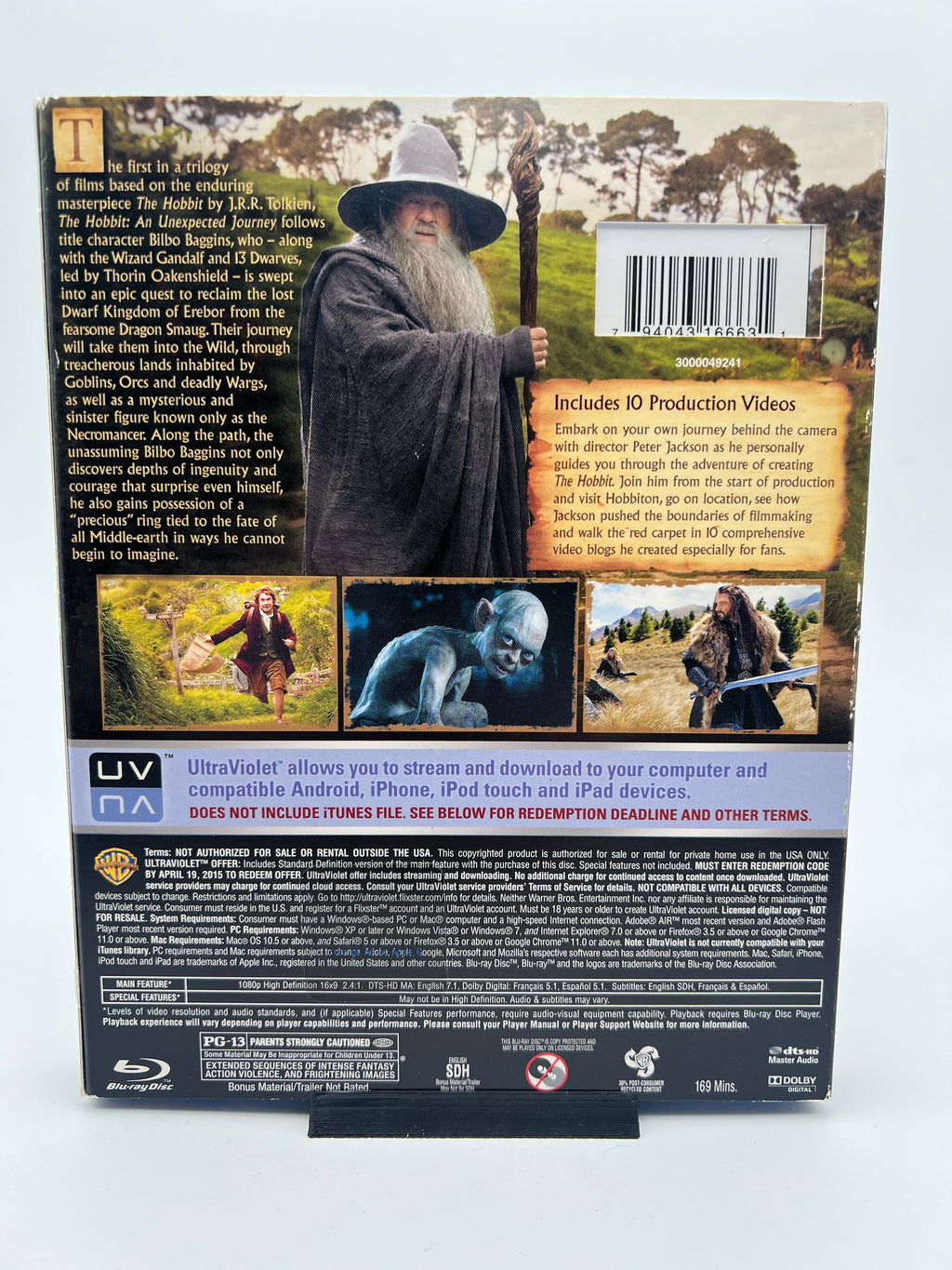Hobbit, The: An Unexpected Journey W/ Slipcover