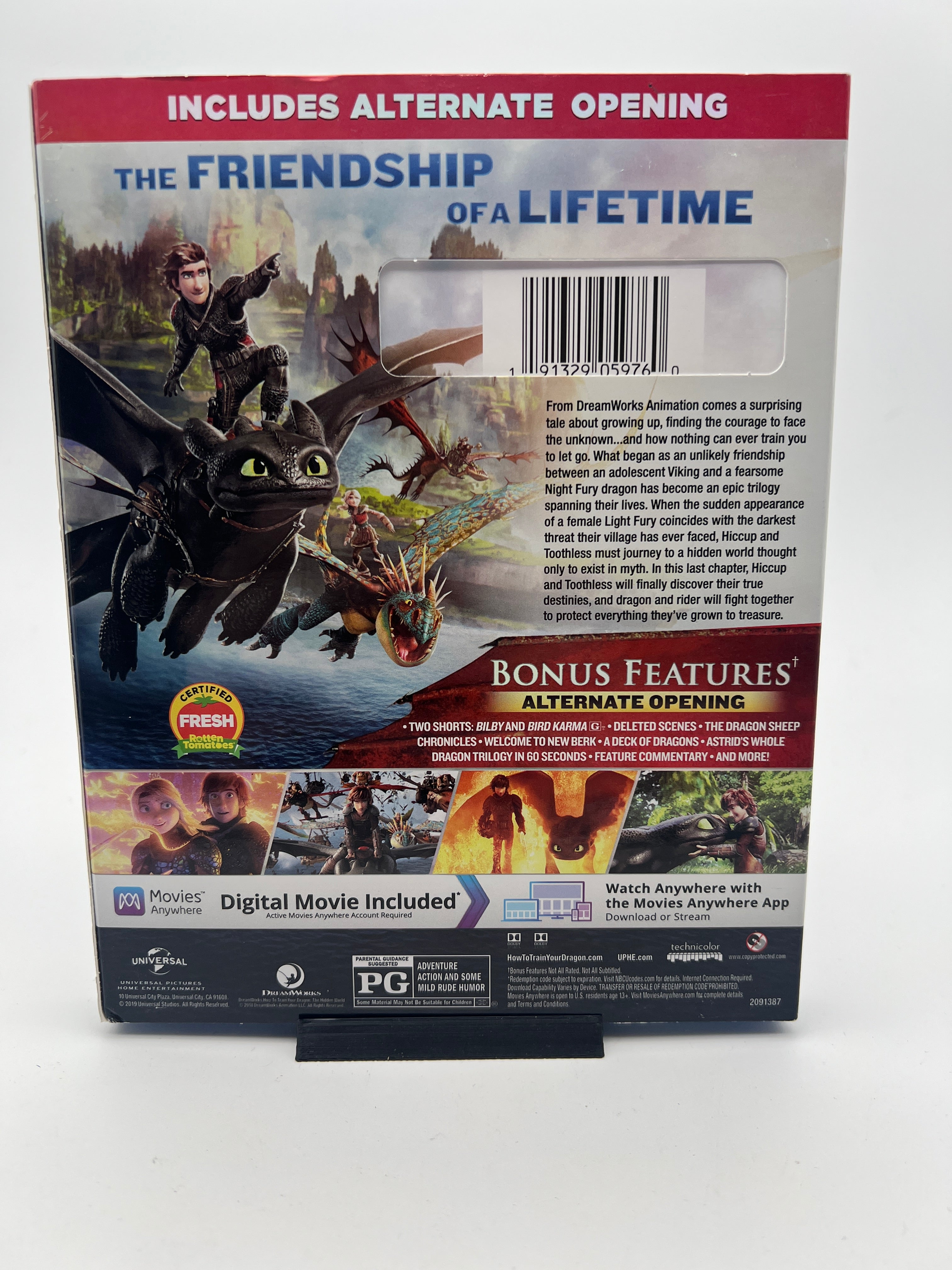 How to Train Your Dragon: The Hidden World W/ Slipcover