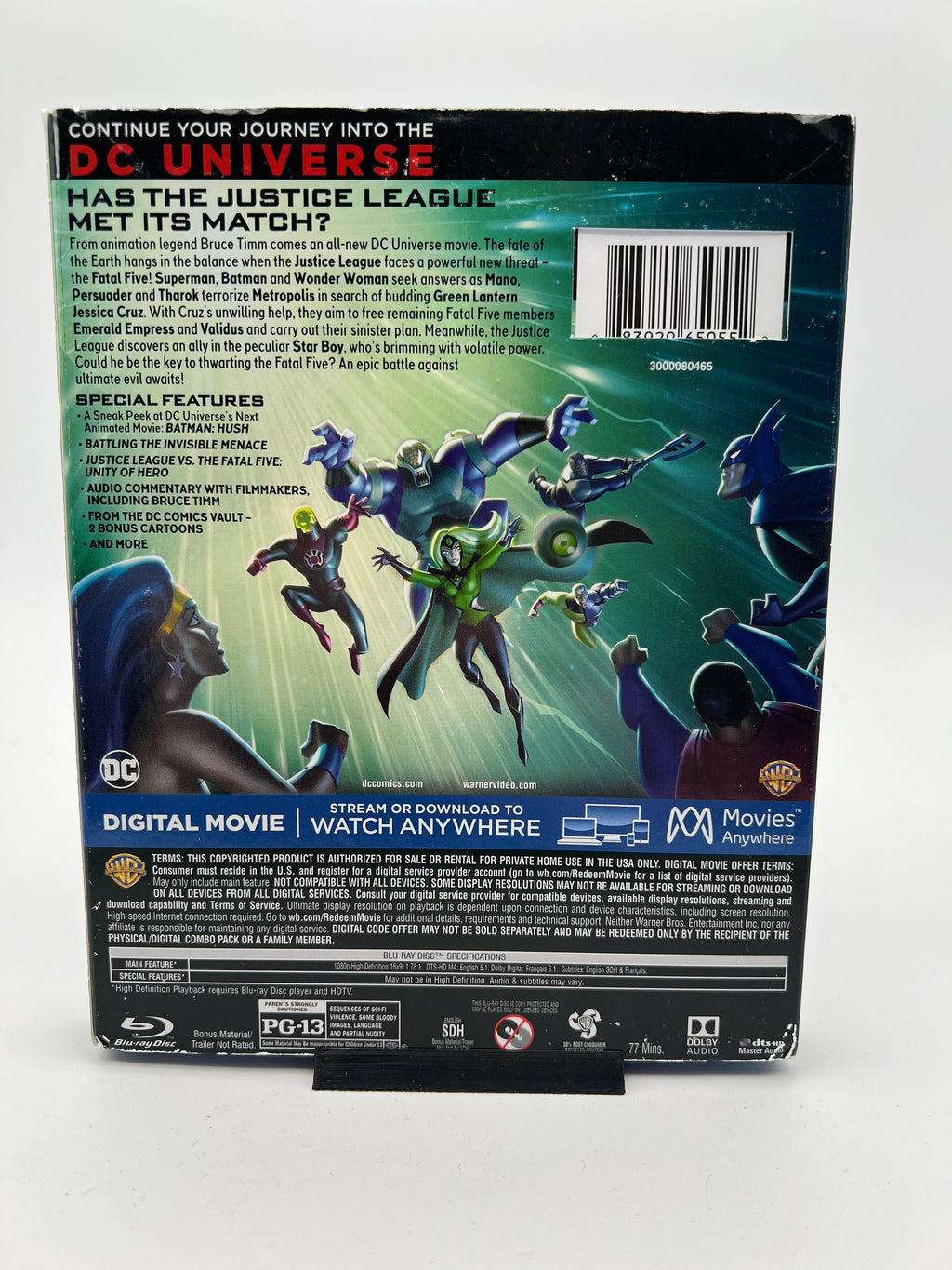 Justice League vs The Fatal Five W/ Slipcover