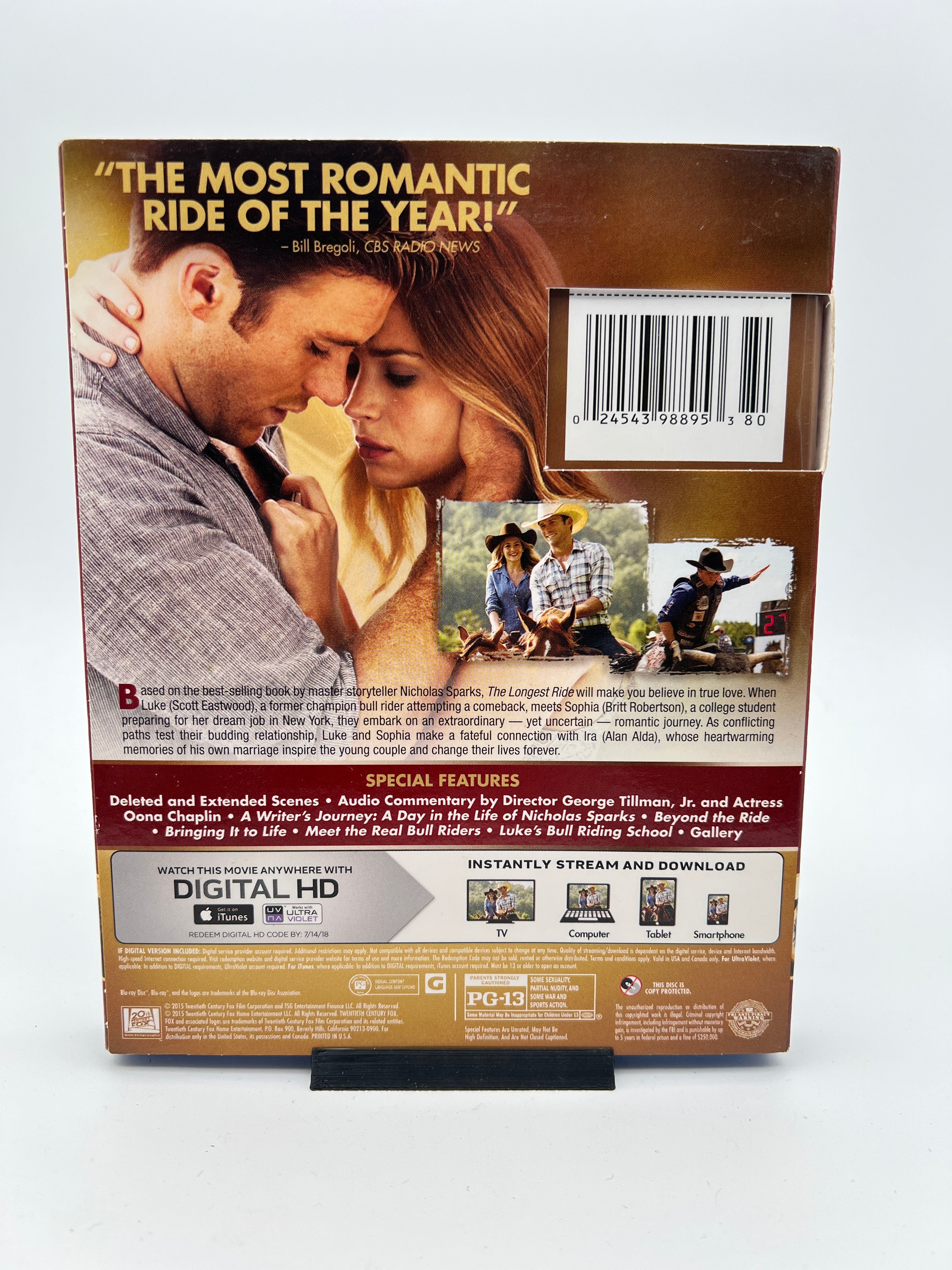 Longest Ride, The W/ Slipcover