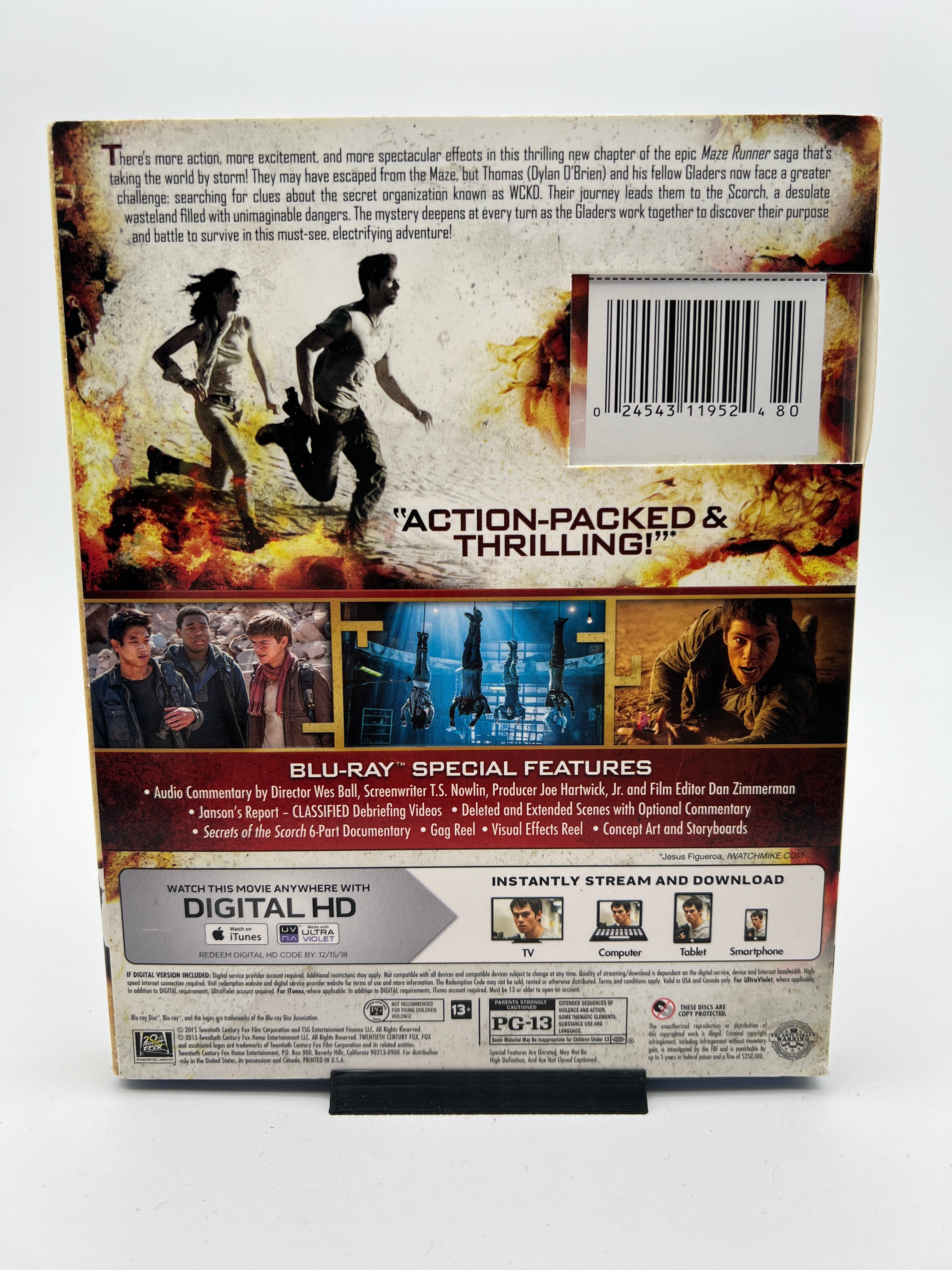 Maze Runner: The Scorch Trials W/ Slipcover