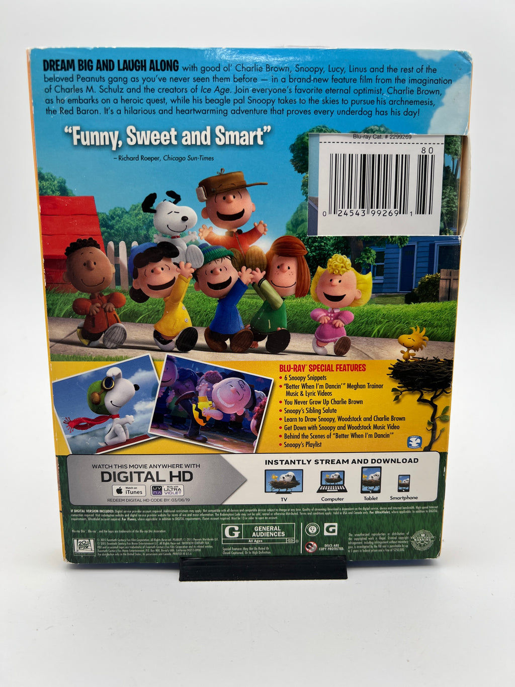 Peanuts Movie, The W/ Slipcover