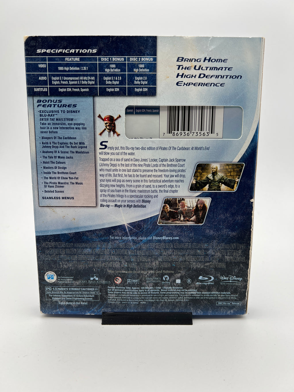 Pirates of the Caribbean: At World’s End W/ Slipcover