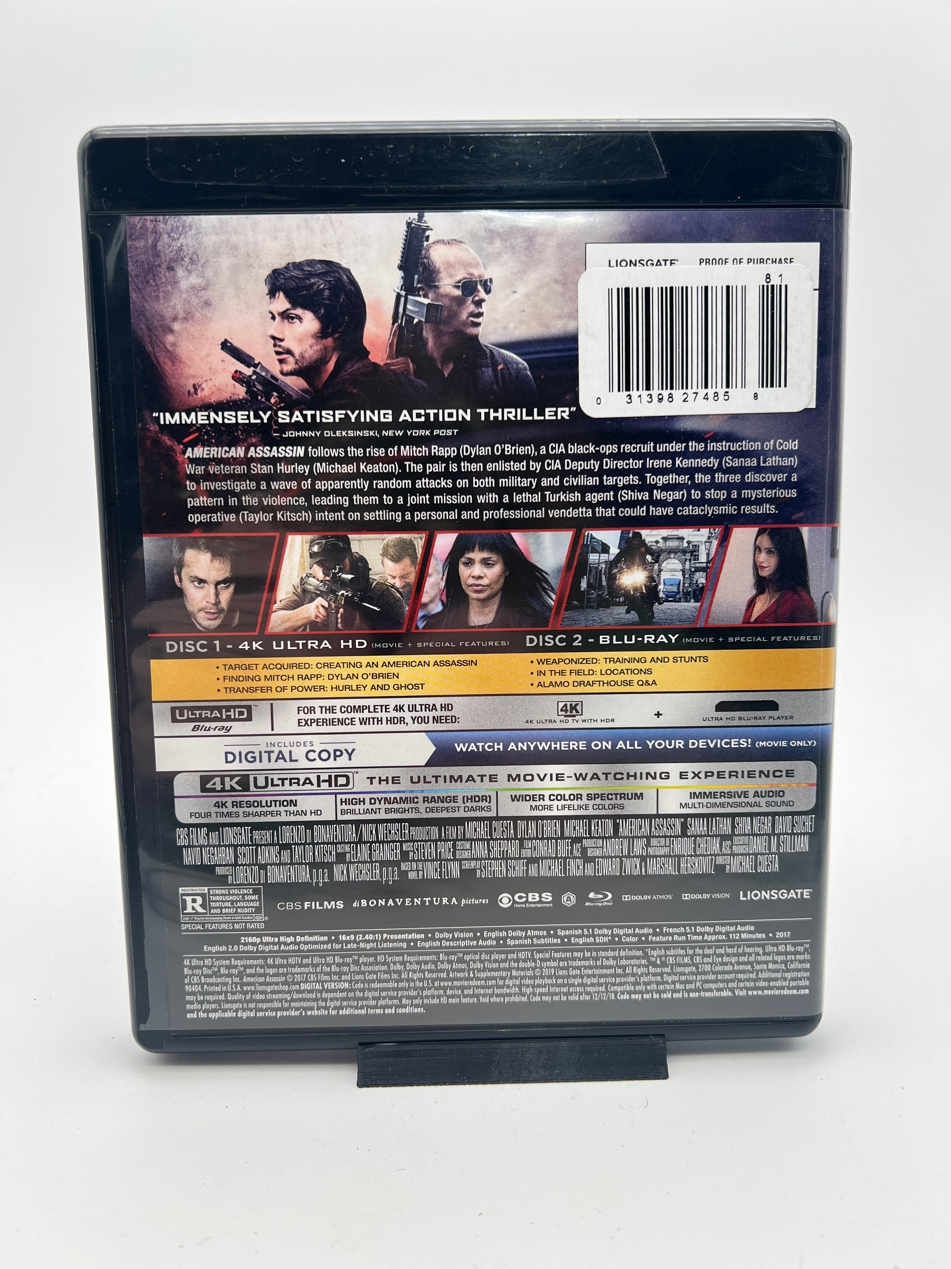 American Assassin 4K Ultra HD