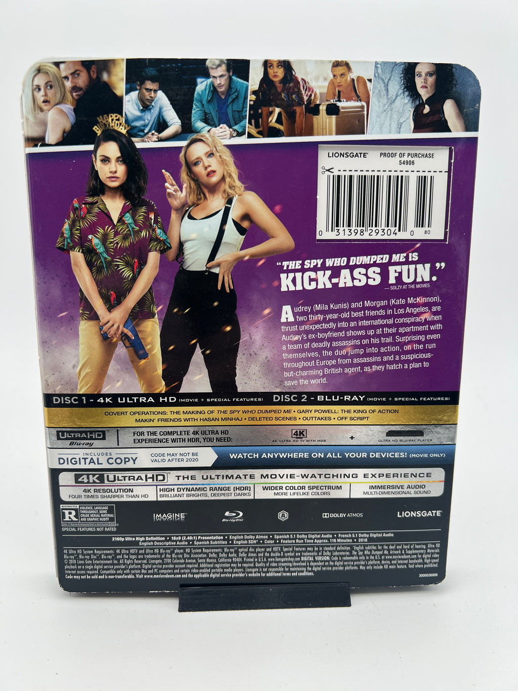 Spy Who Dumped Me, The 4K Ultra HD W/ Slipcover