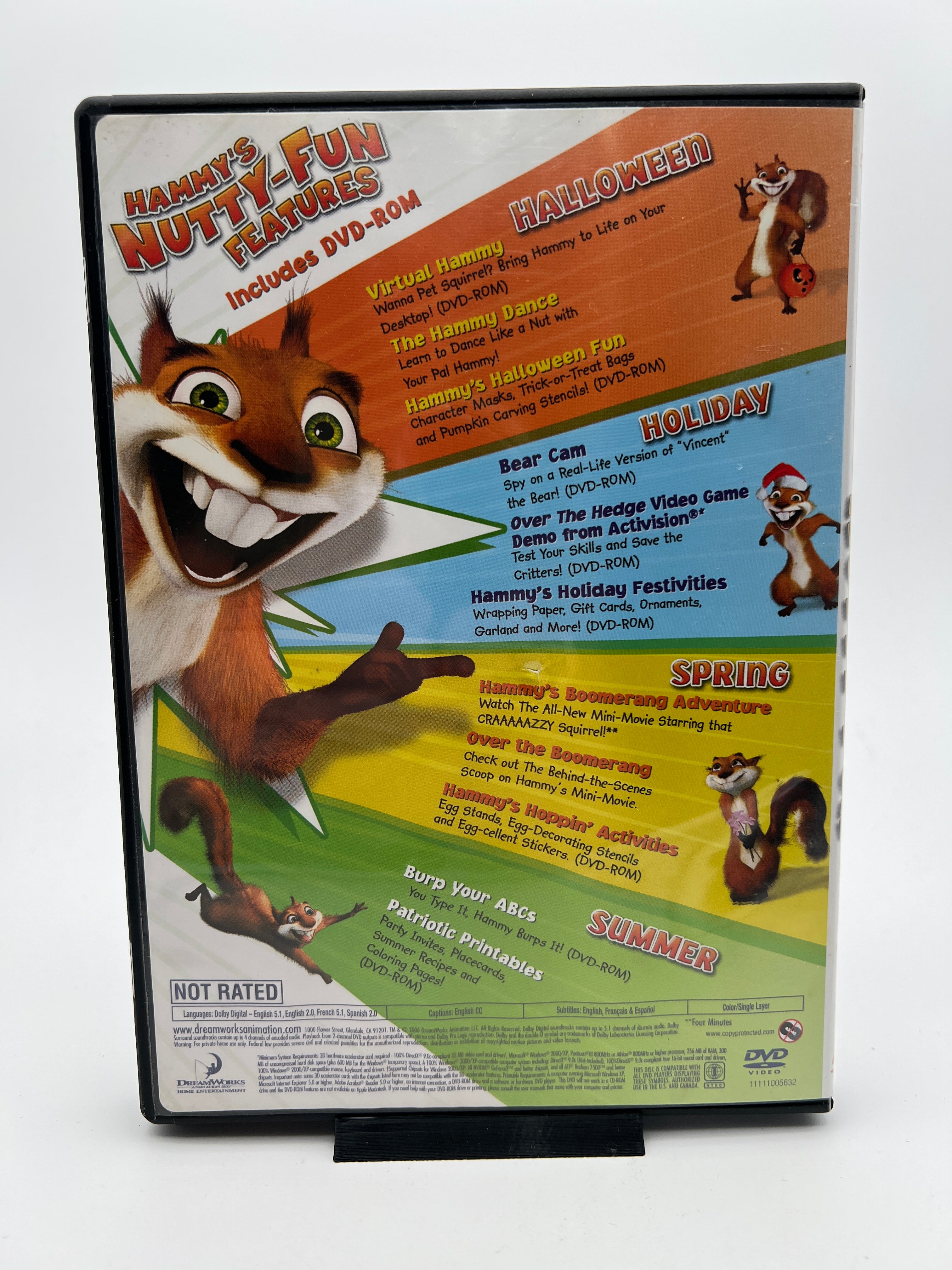 Hammy’s Nutty-Fun Features