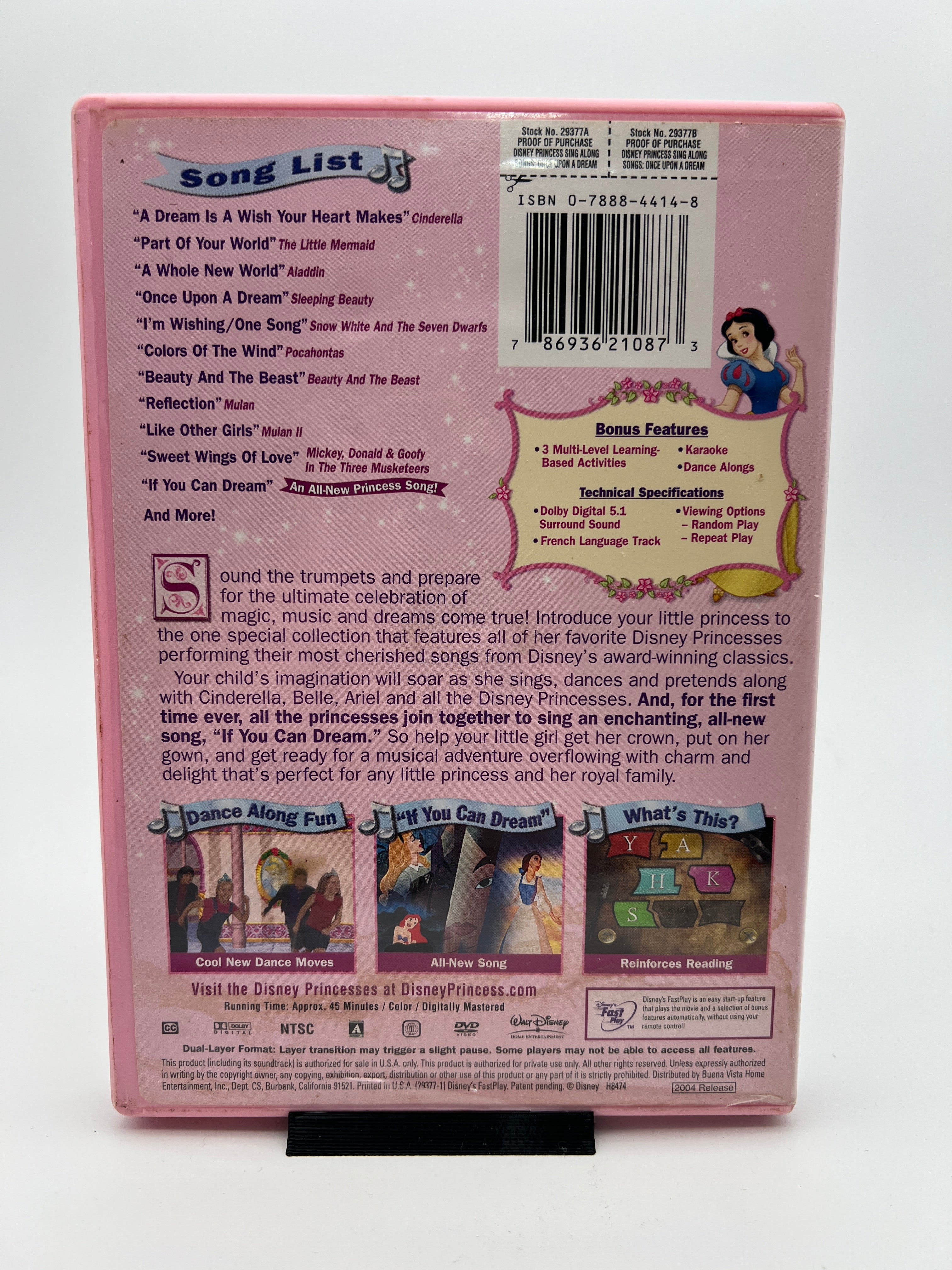 Disney Princess Once Upon a Dream Sing Along Songs