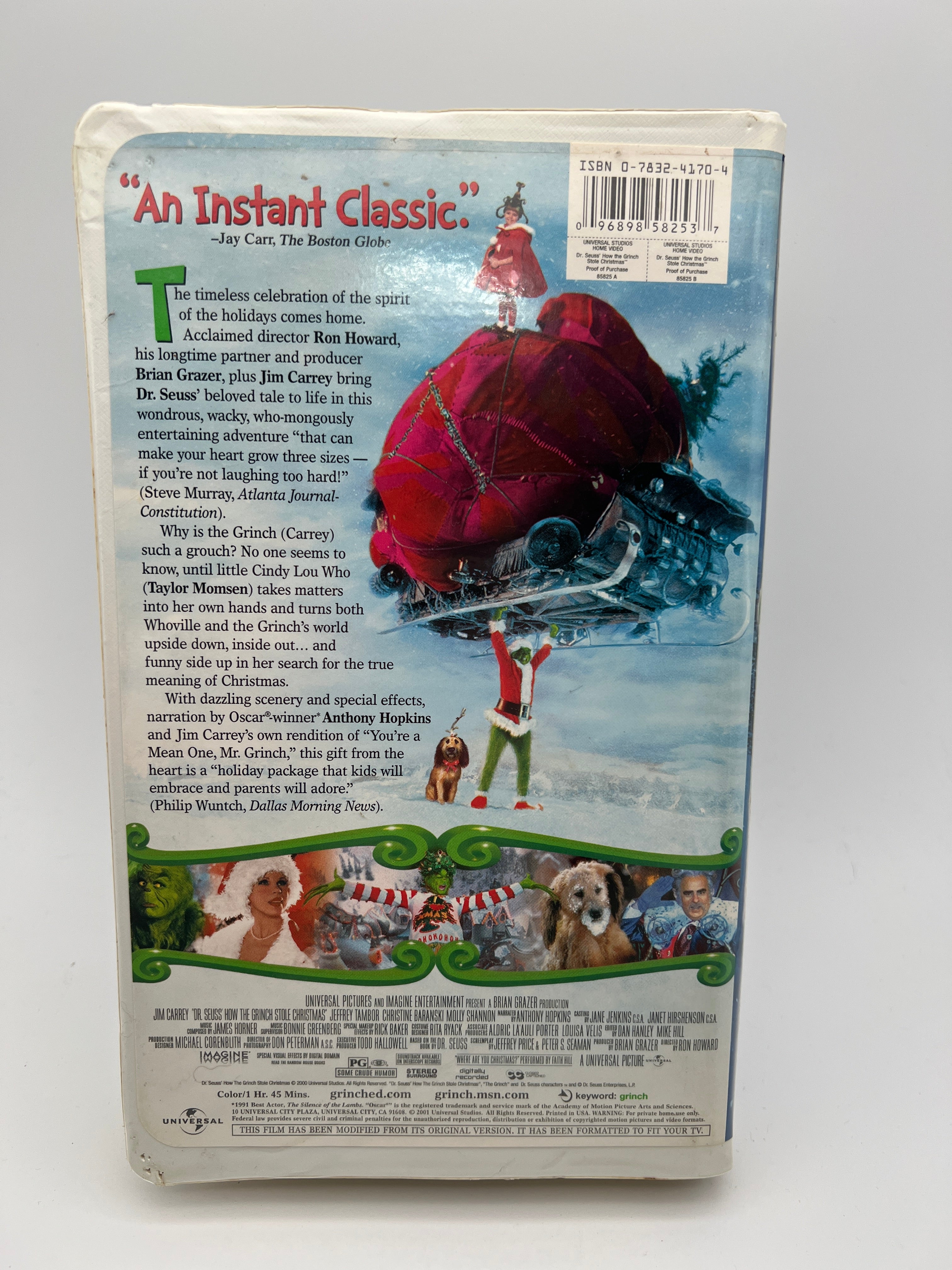 How the Grinch Stole Christmas