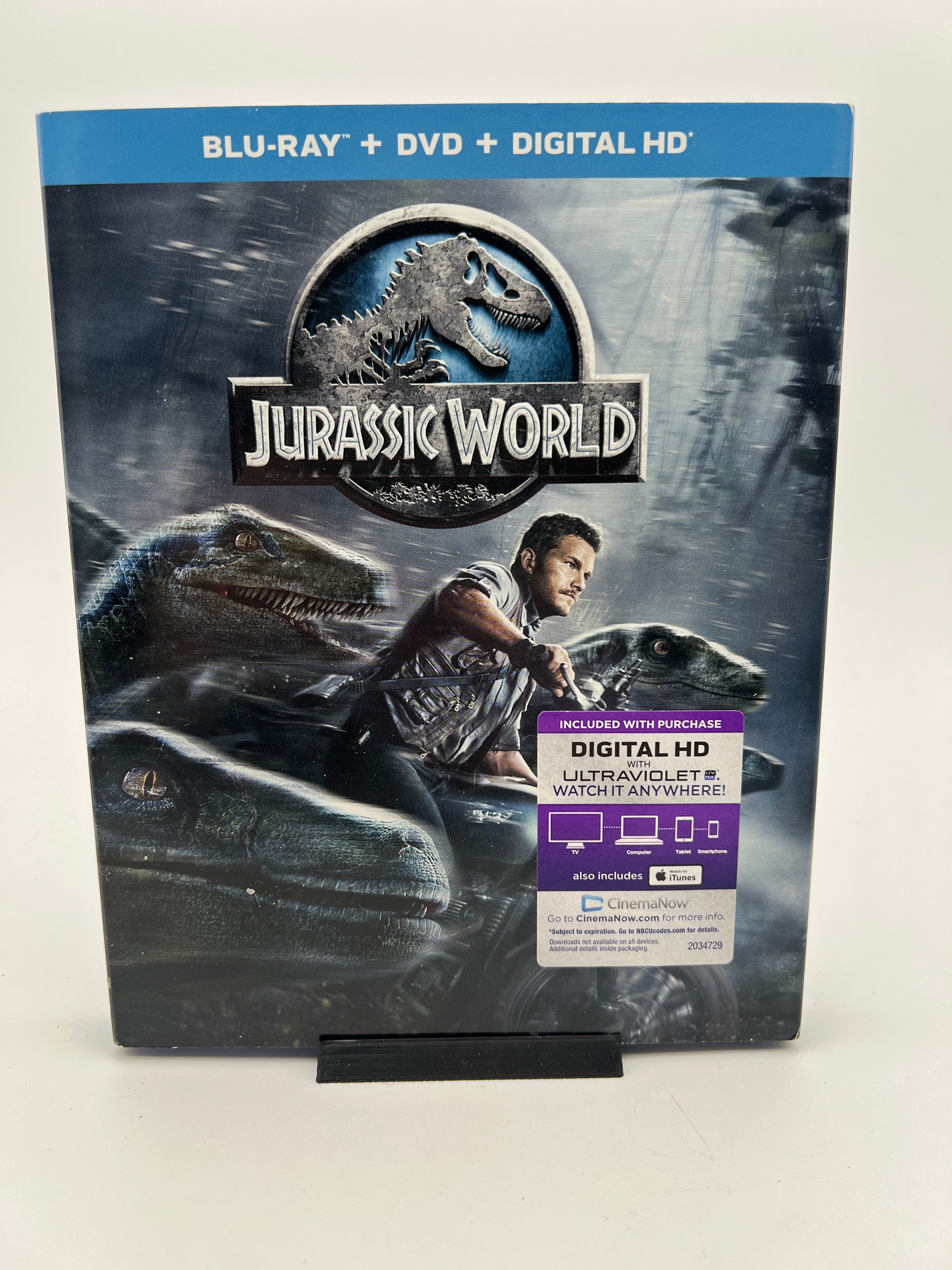 Jurassic World W/ Slipcover (blu-ray only)