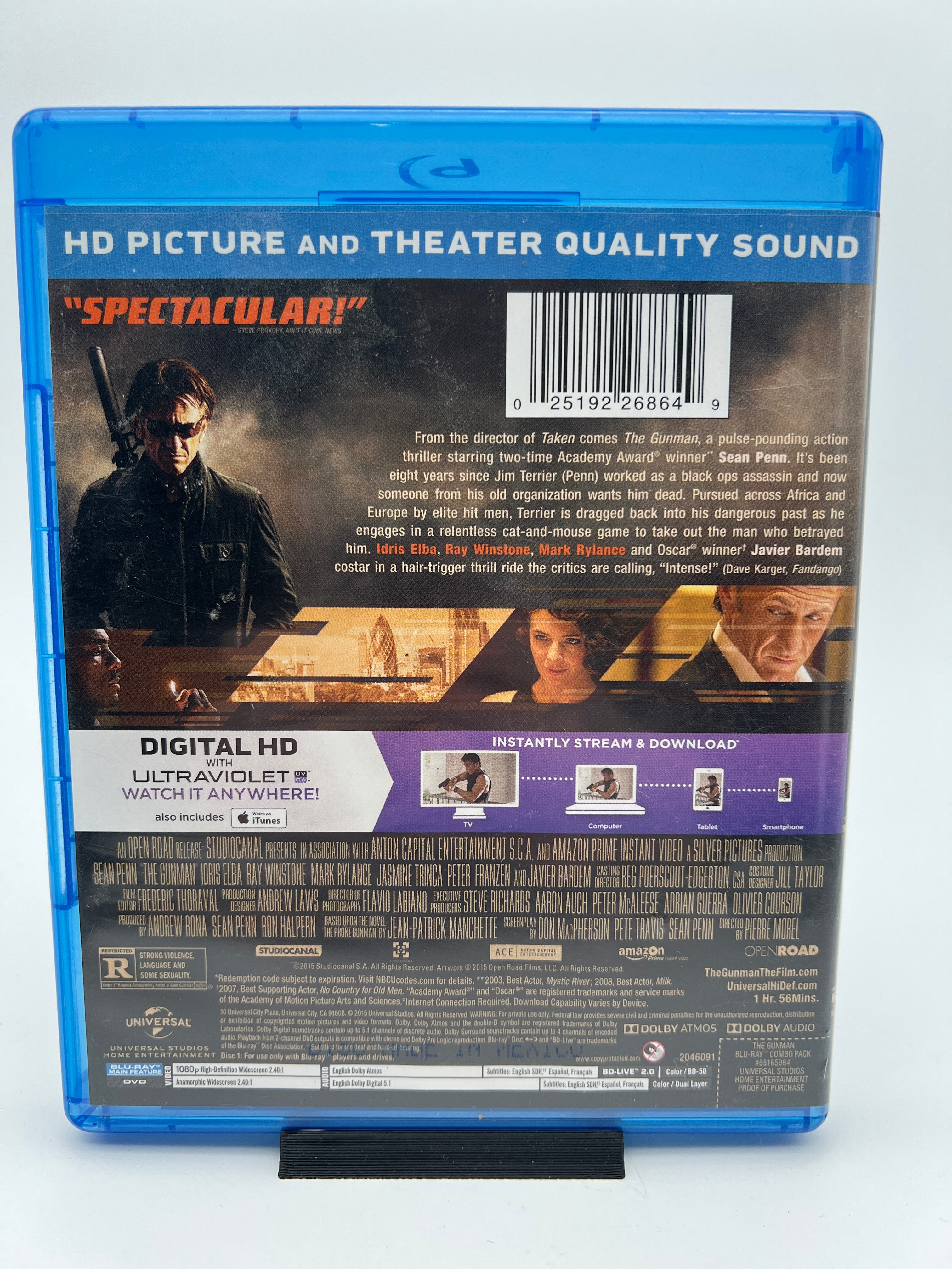 Gunman, The (blu-ray only)