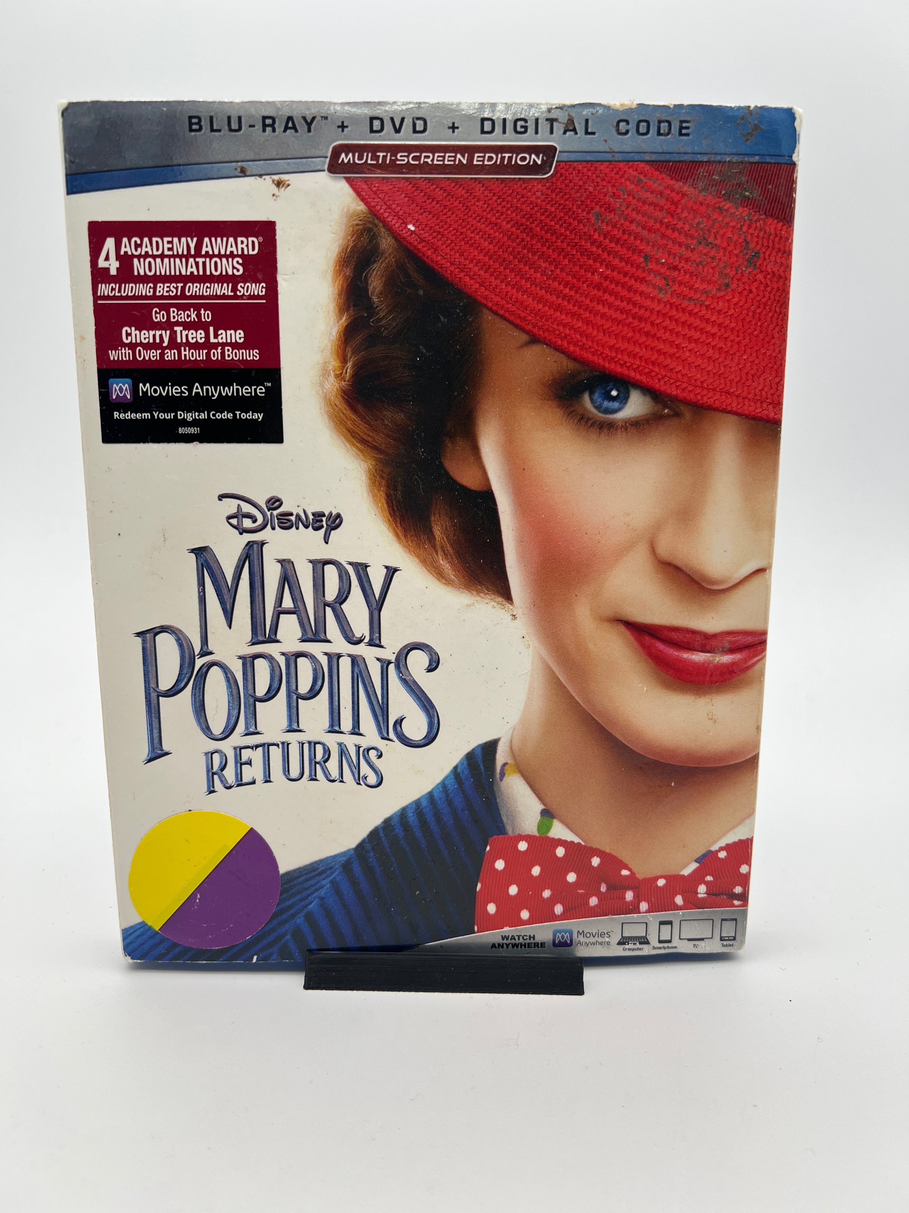 Mary Poppins Returns W/ Slipcover (blu-ray only)