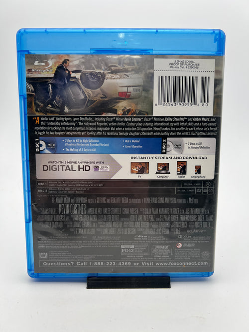 3 Days to Kill (blu-ray only)