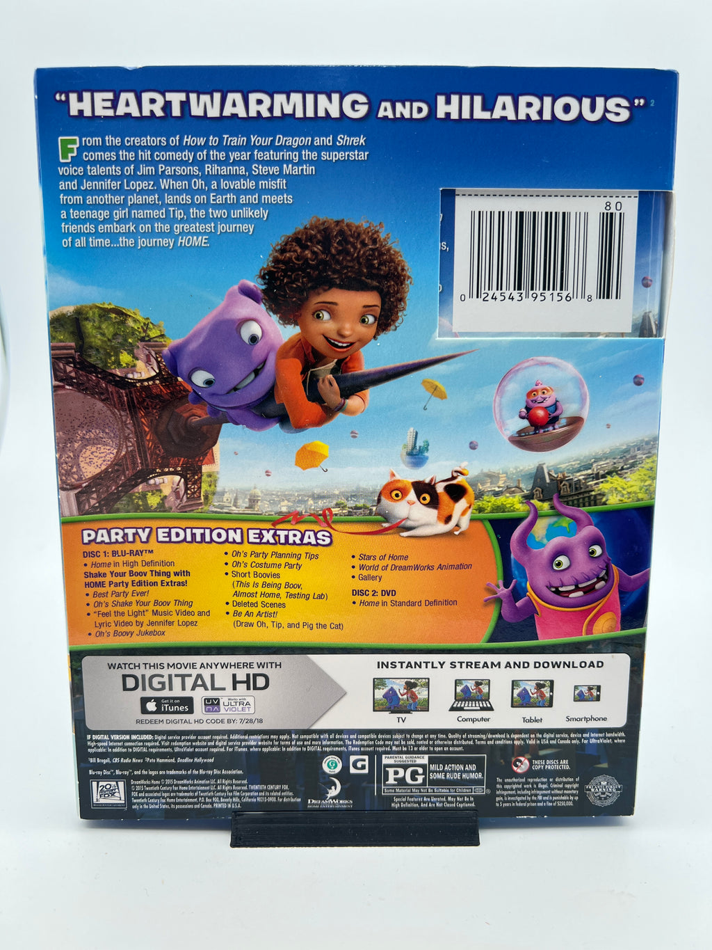 Home W/ Slipcover (blu-ray only)