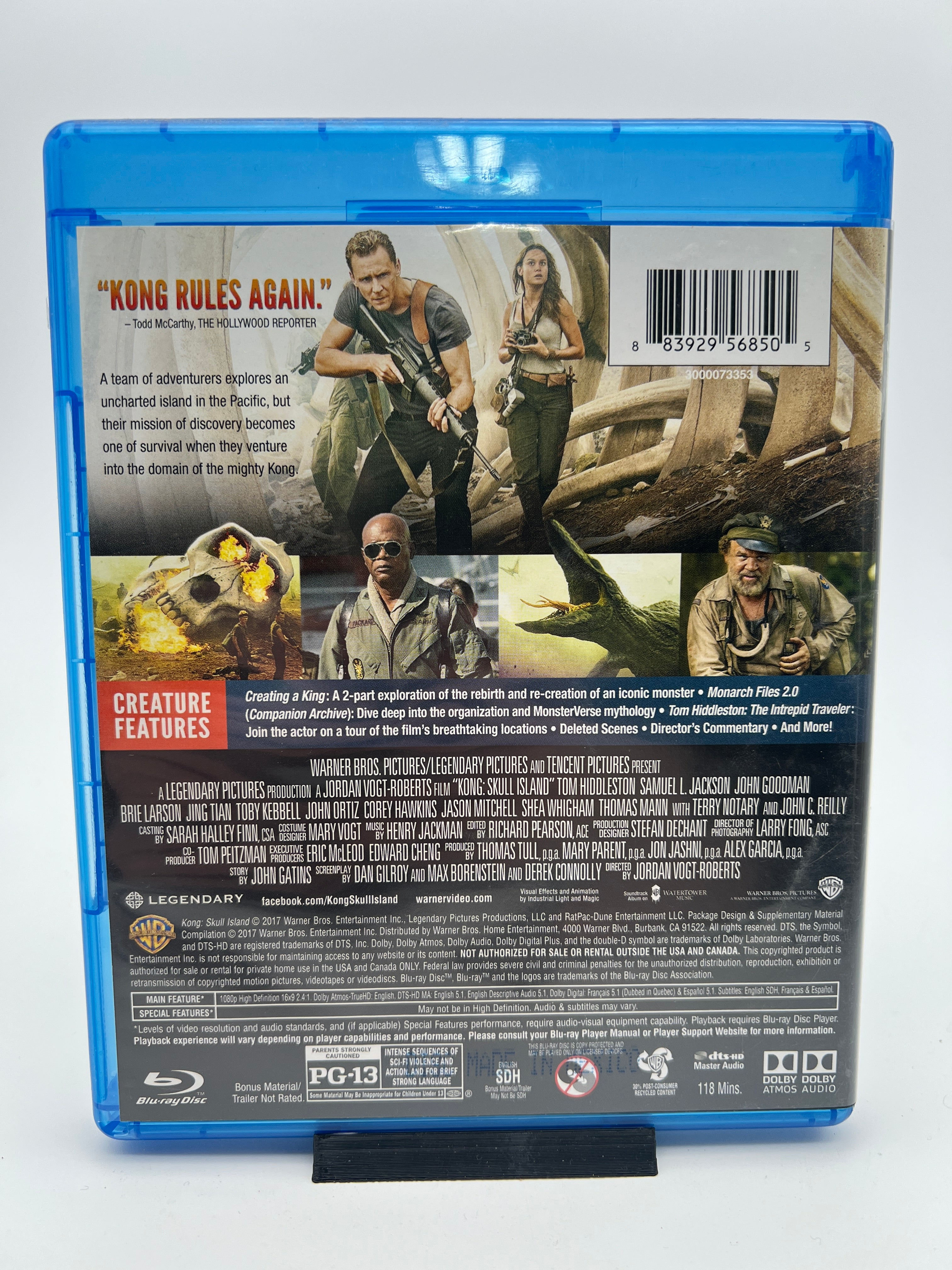 Kong Skull Island (blu-ray only)