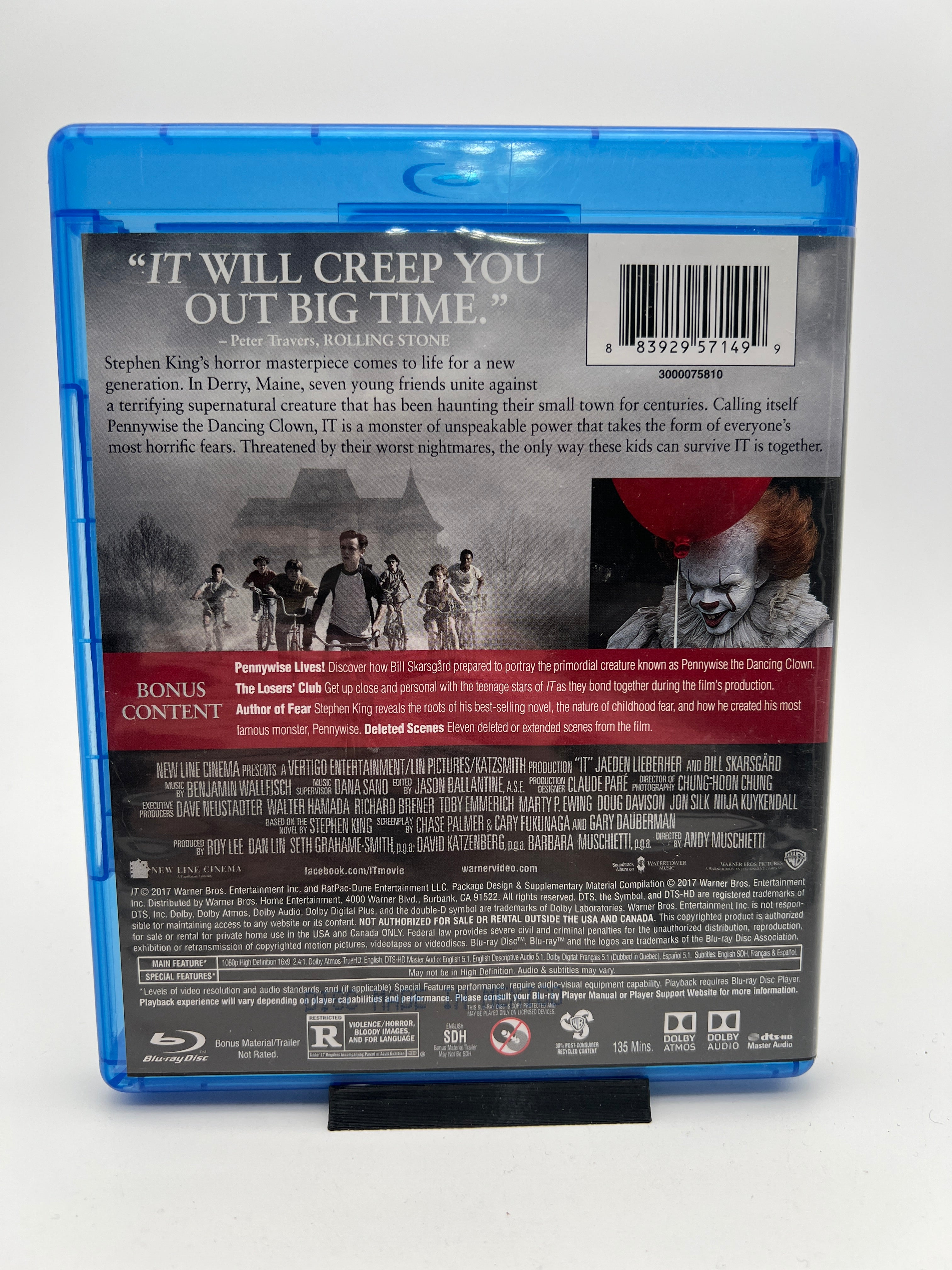 IT (blu-ray only)