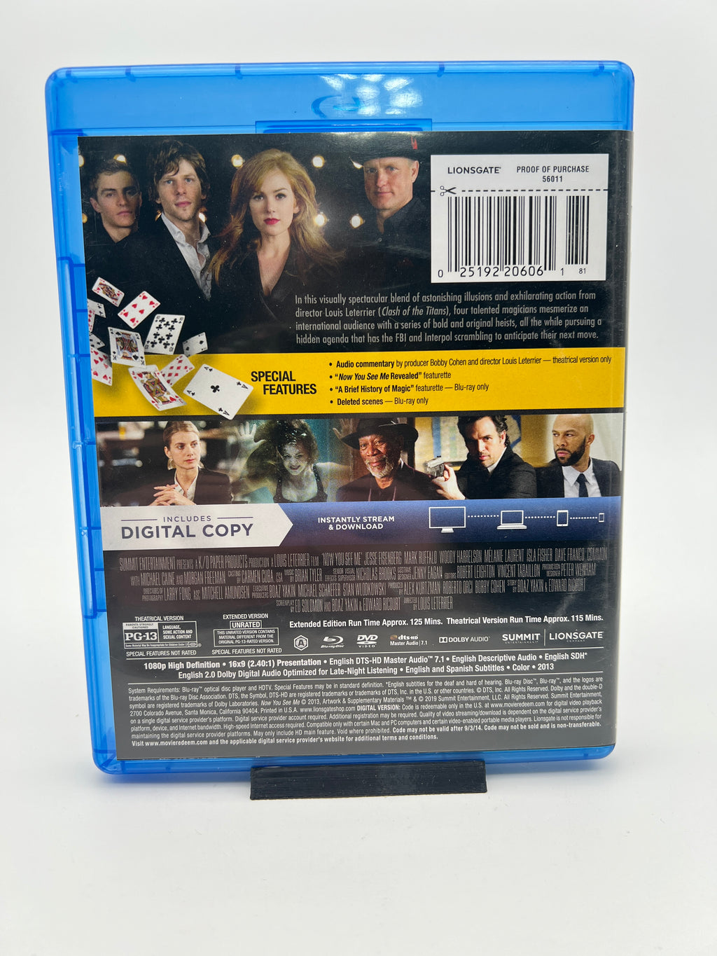 Now You See Me (blu-ray only)