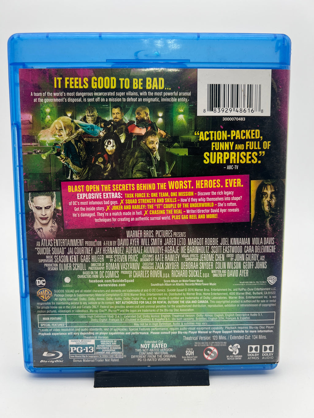 Suicide Squad (blu-ray only)