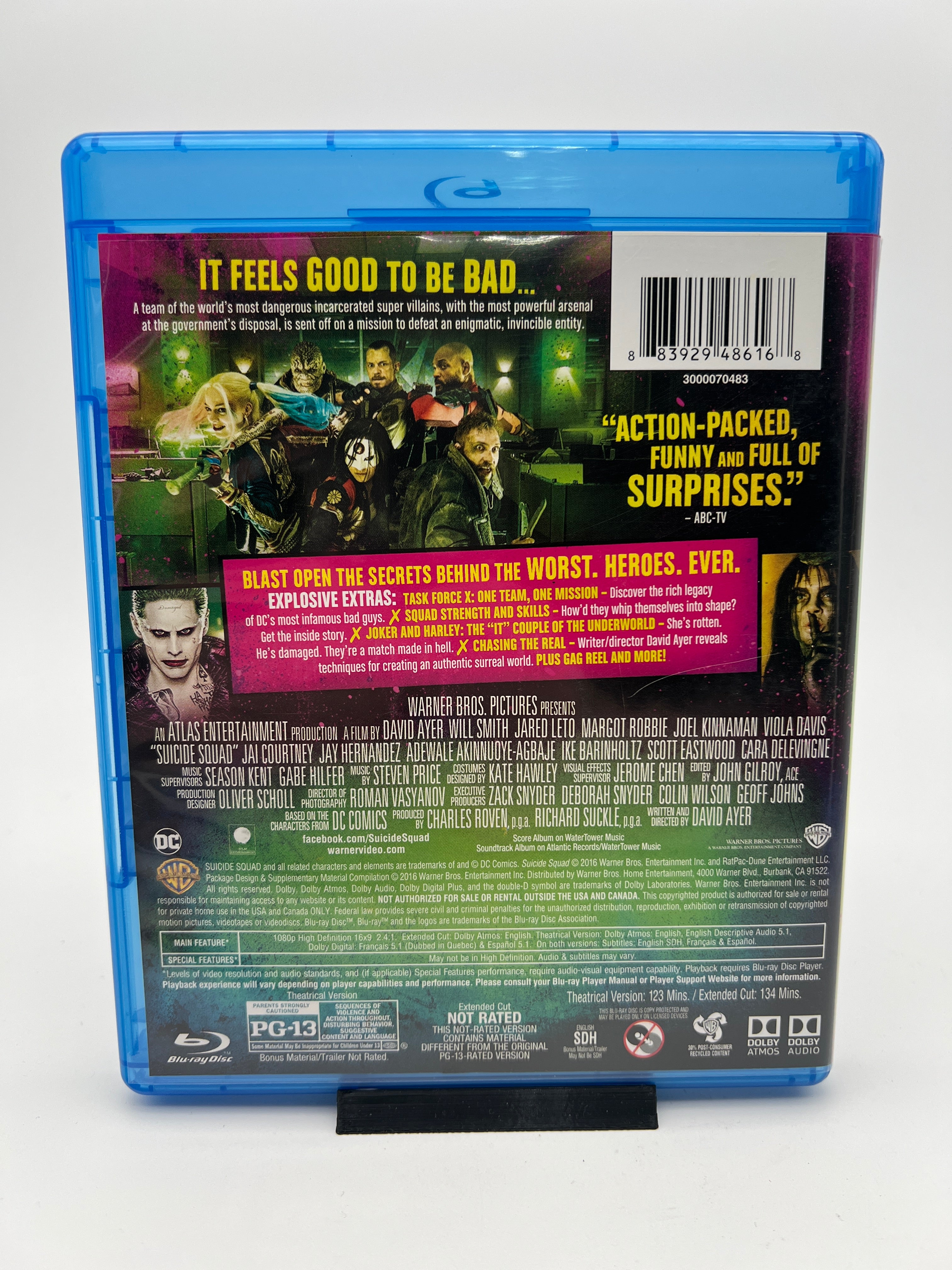 Suicide Squad (blu-ray only)