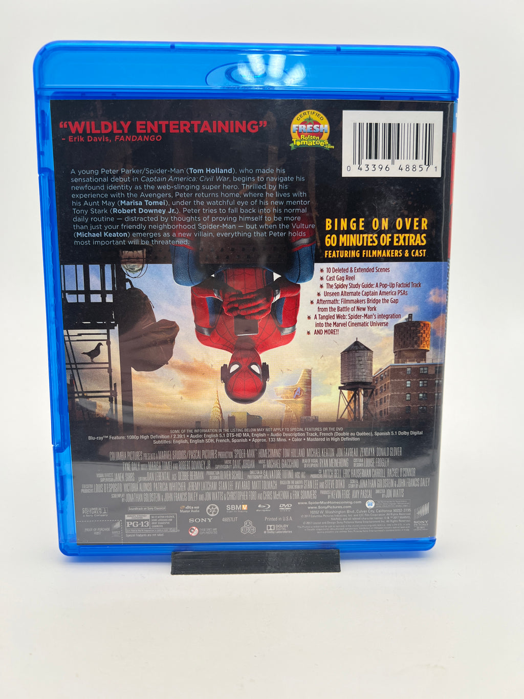 Spider-man Homecoming (blu-ray only)