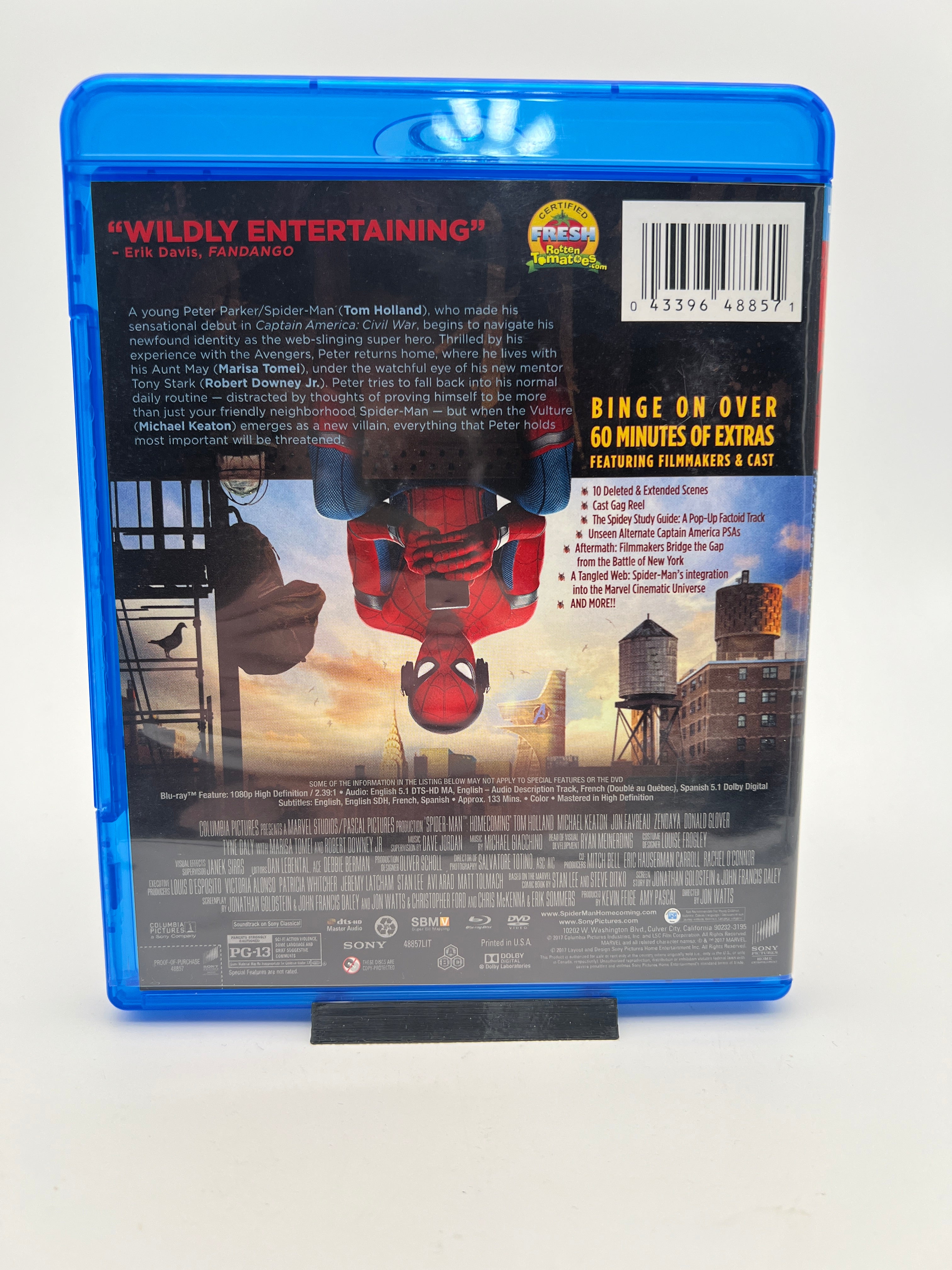 Spider-man Homecoming (blu-ray only)
