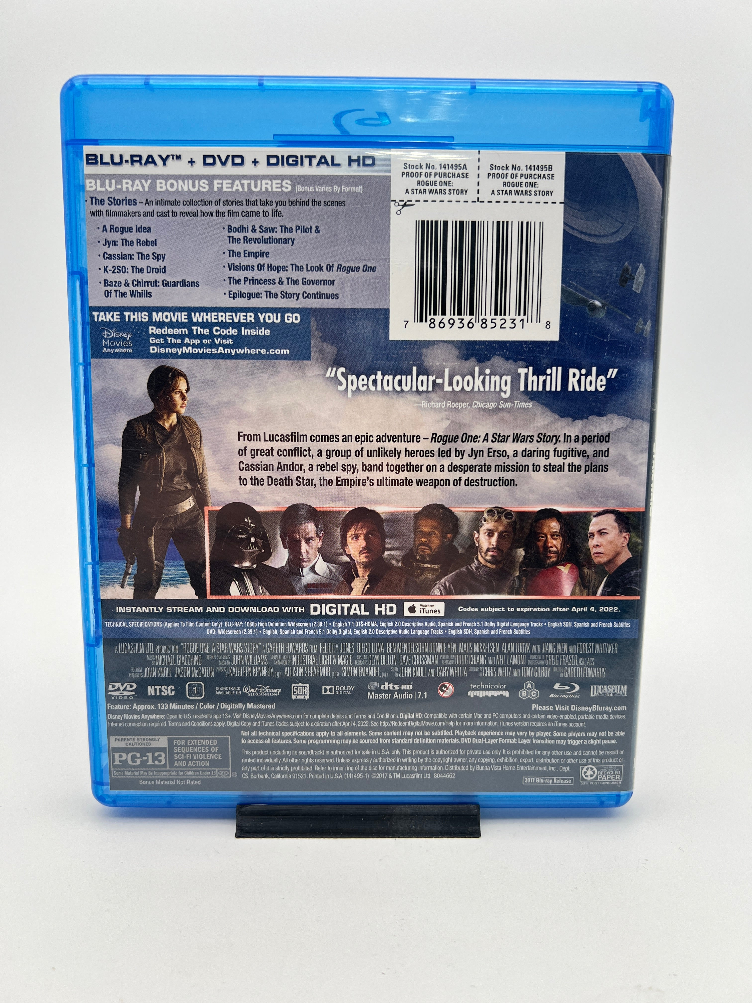 Rogue One (blu-ray only)