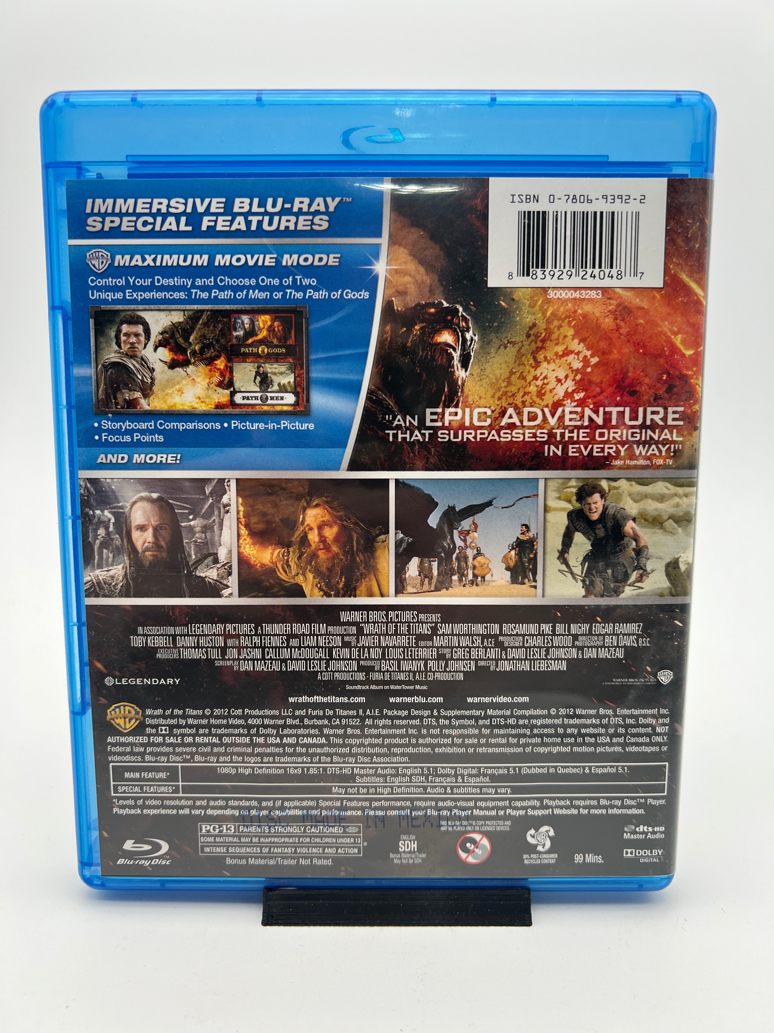 Wrath of the Titans (blu-ray only)