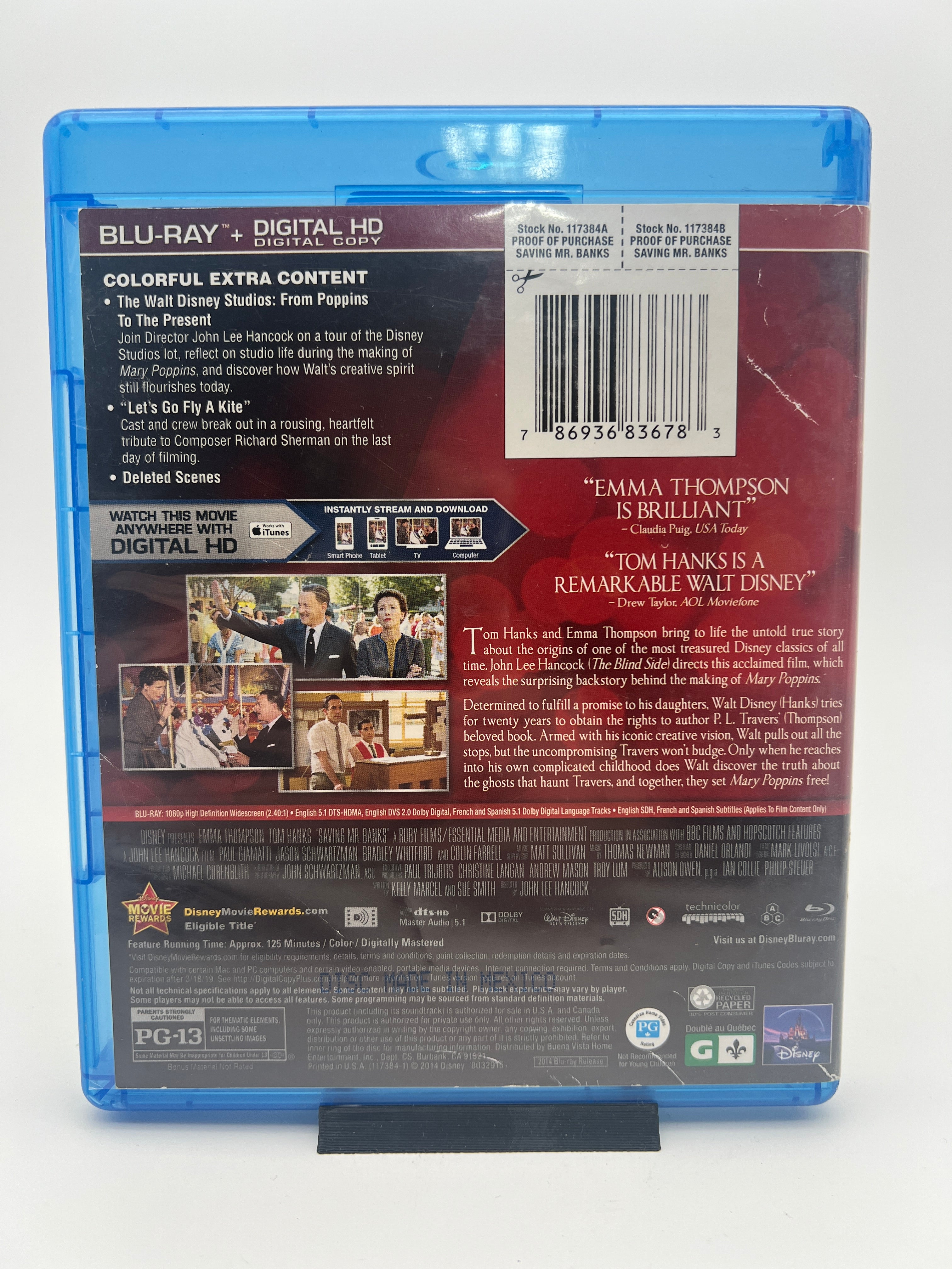 Saving Mr. Banks (blu-ray only)