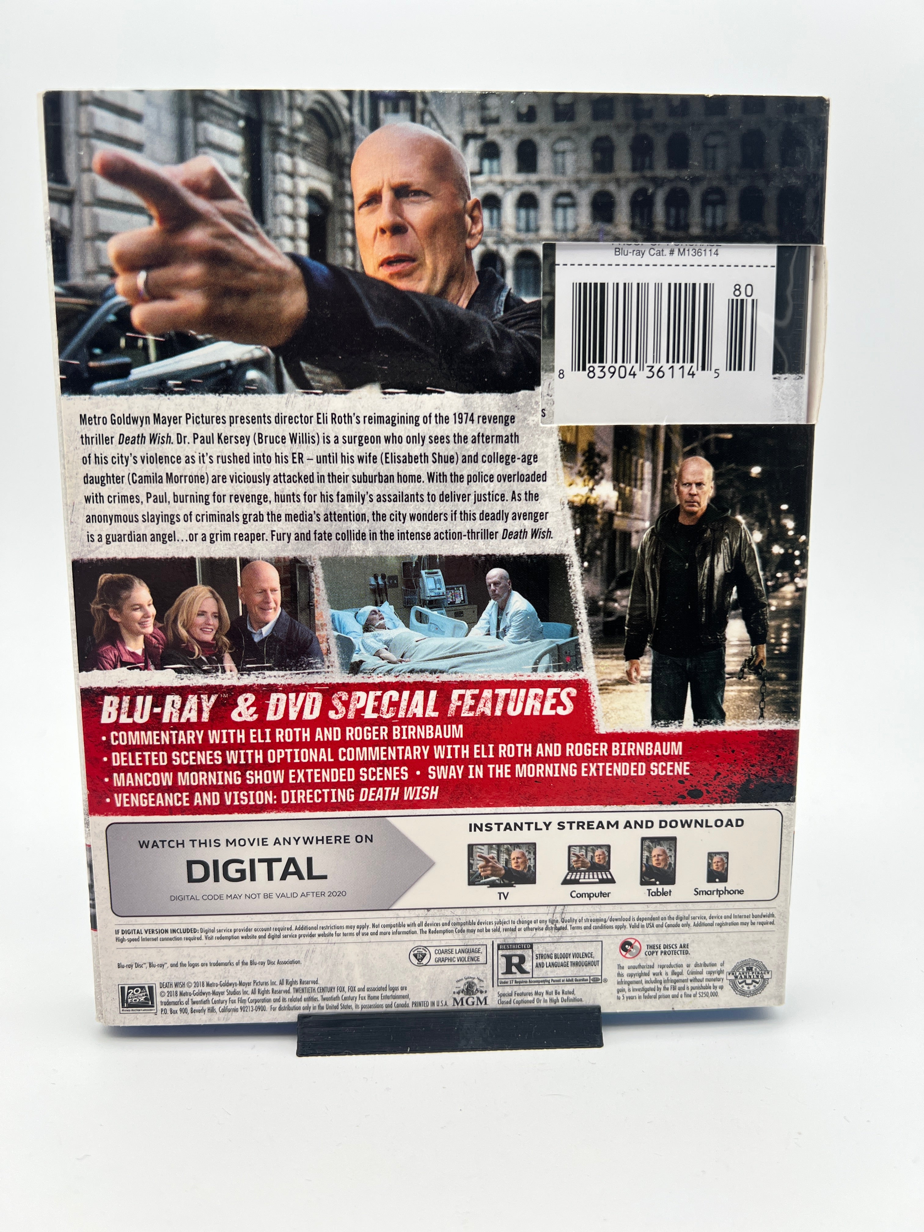 Death Wish W/ Slipcover (blu-ray only)