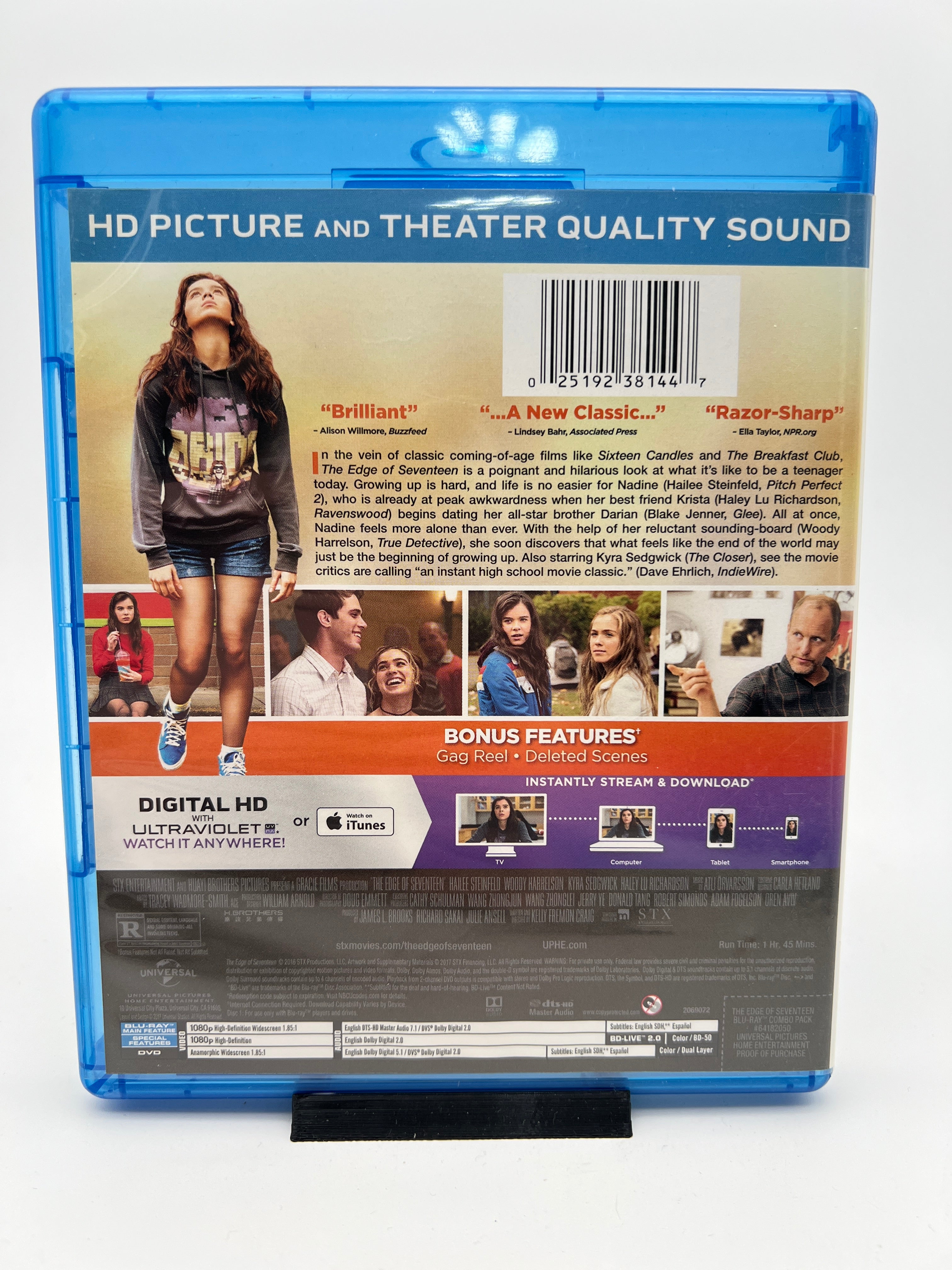 Edge of Seventeen, The (blu-ray only)