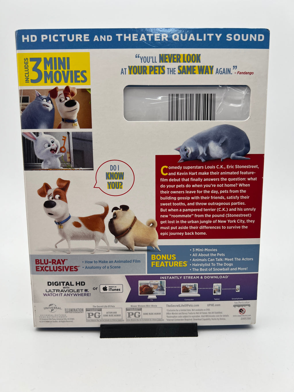 Secret Life of Pets, The W/ Slipcover (blu-ray only)