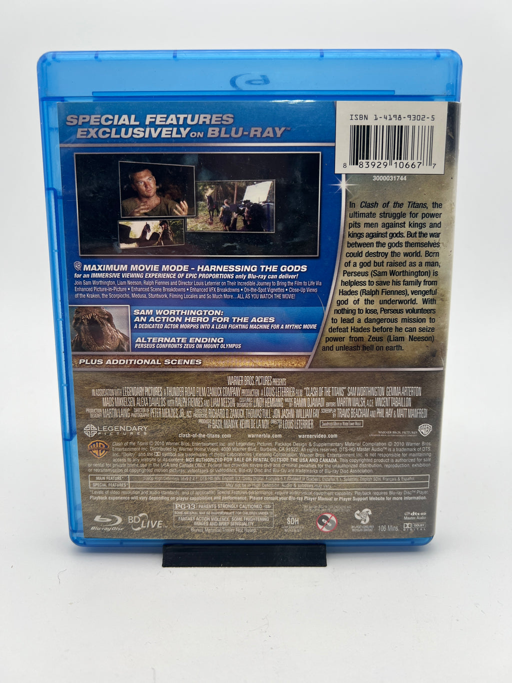 Clash of Titans (blu-ray only)