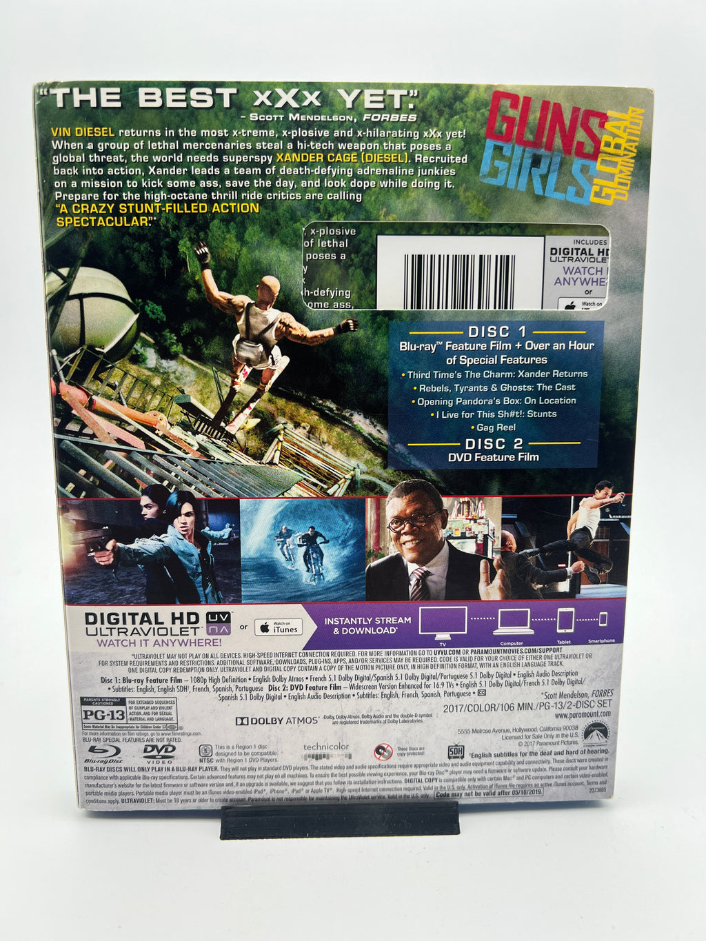 XXX Return of Xander Cage W/ Slipcover (blu-ray only)