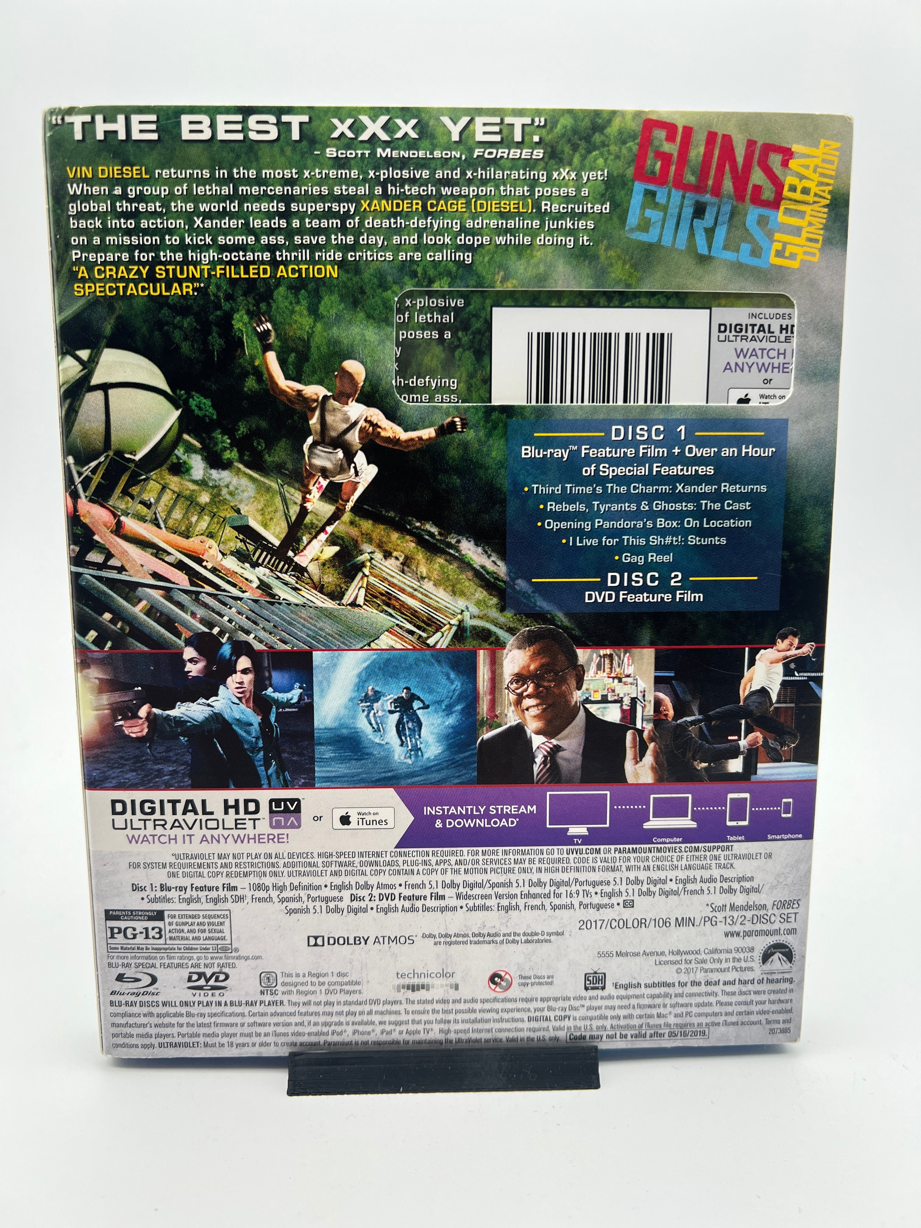 XXX Return of Xander Cage W/ Slipcover (blu-ray only)