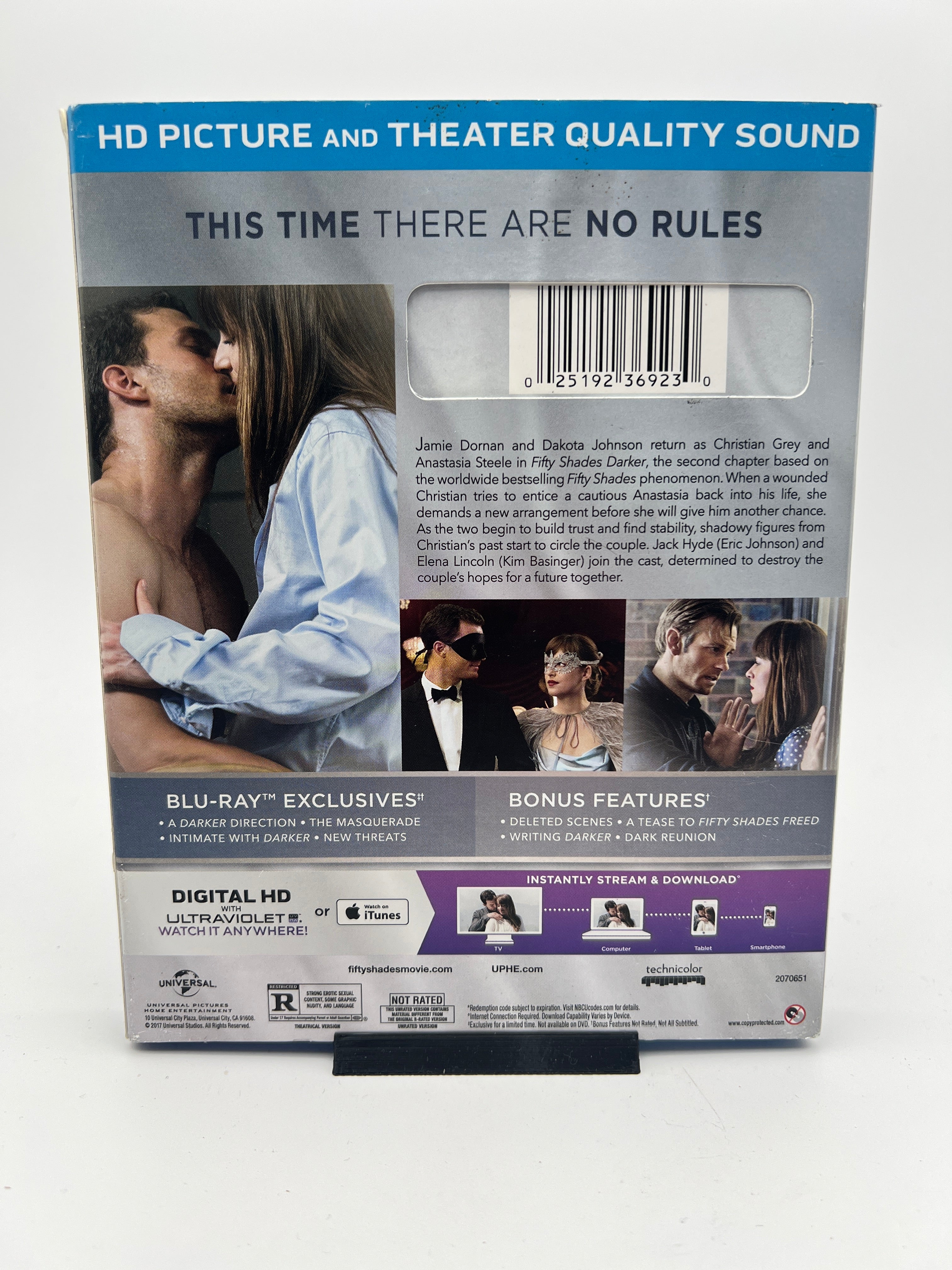 Fifty Shades Darker W/ Slipcover (blu-ray only)
