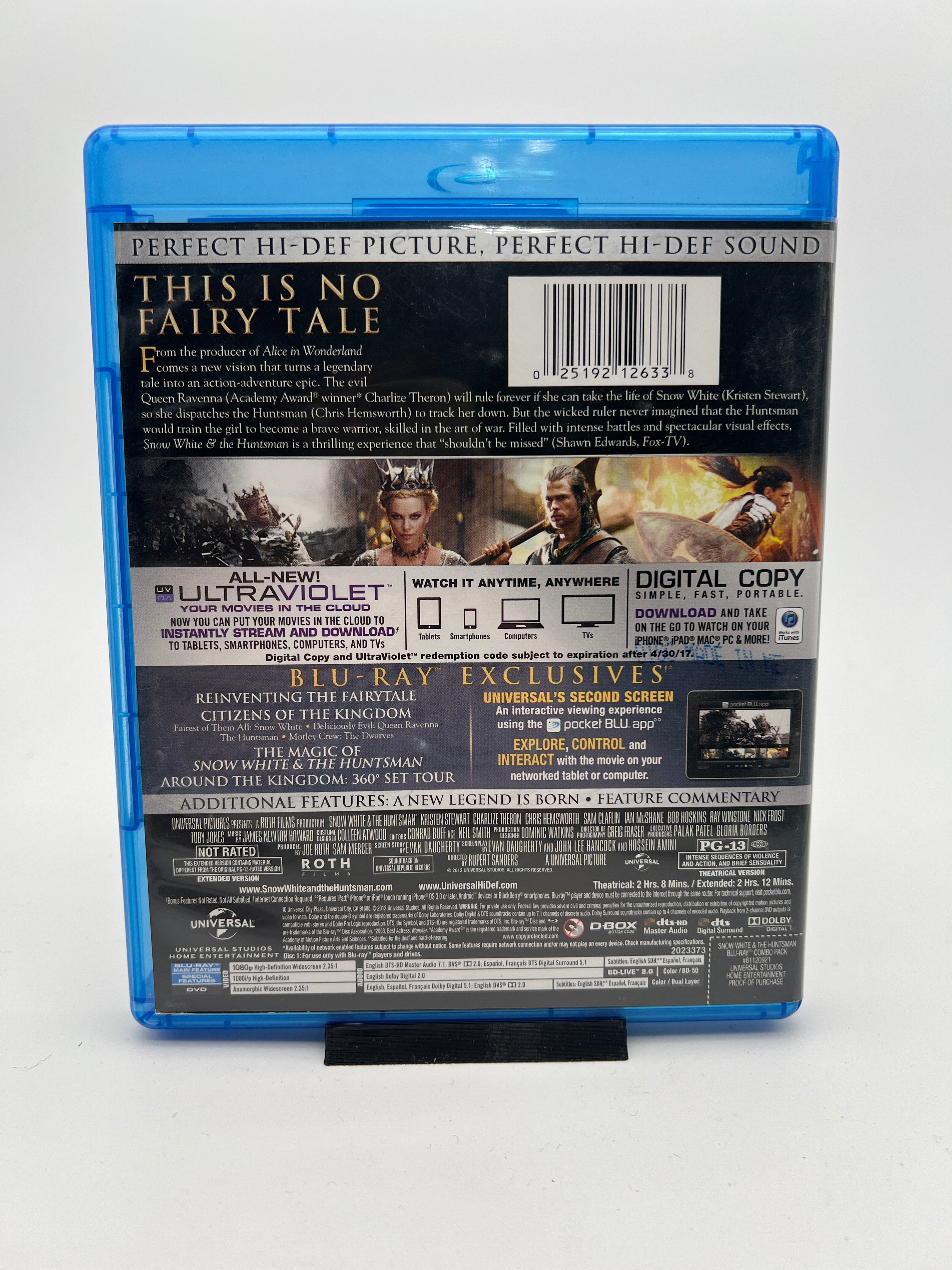 Snow White & The Huntsman (blu-ray only)