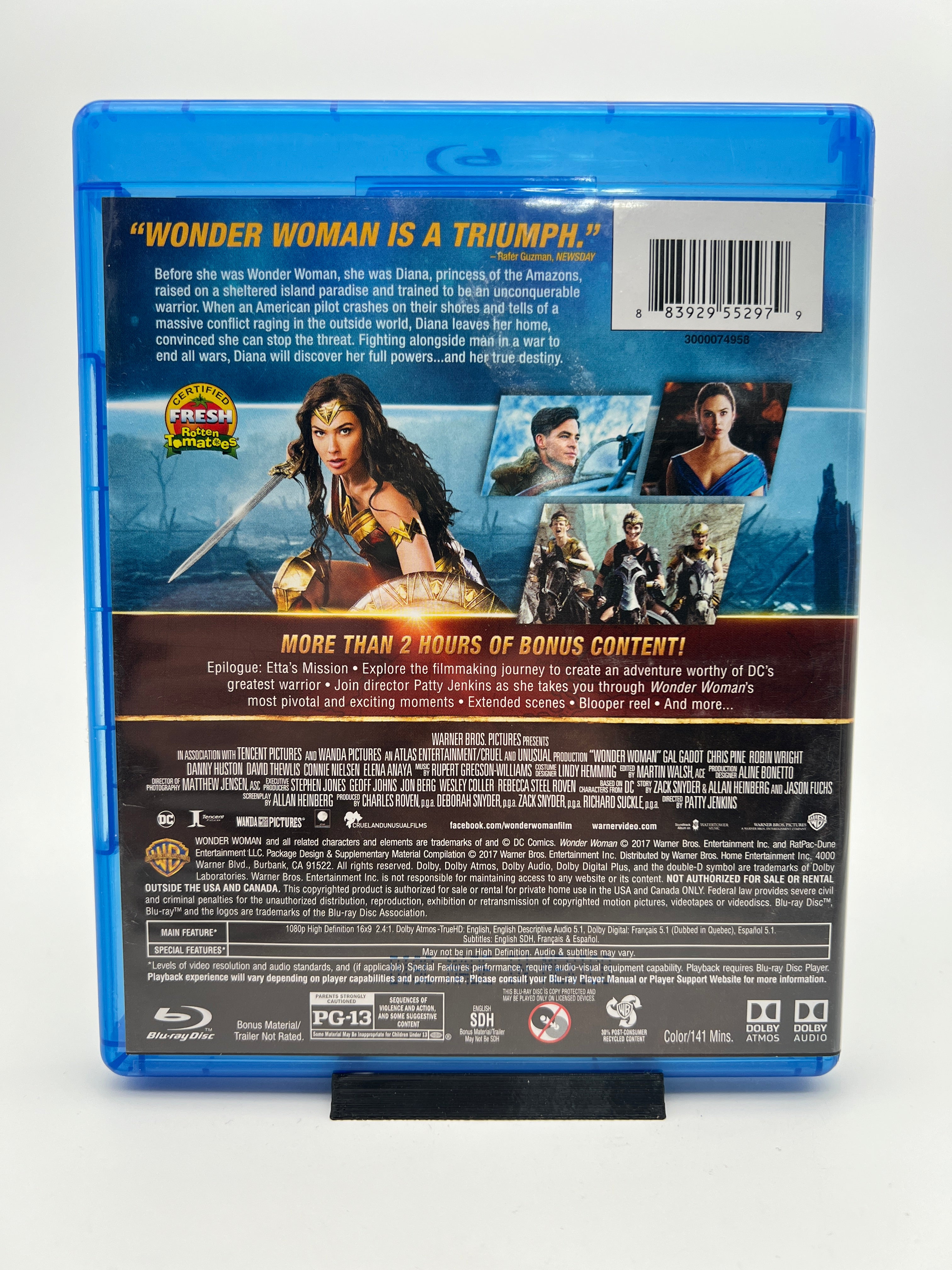 Wonder Woman (blu-ray only)