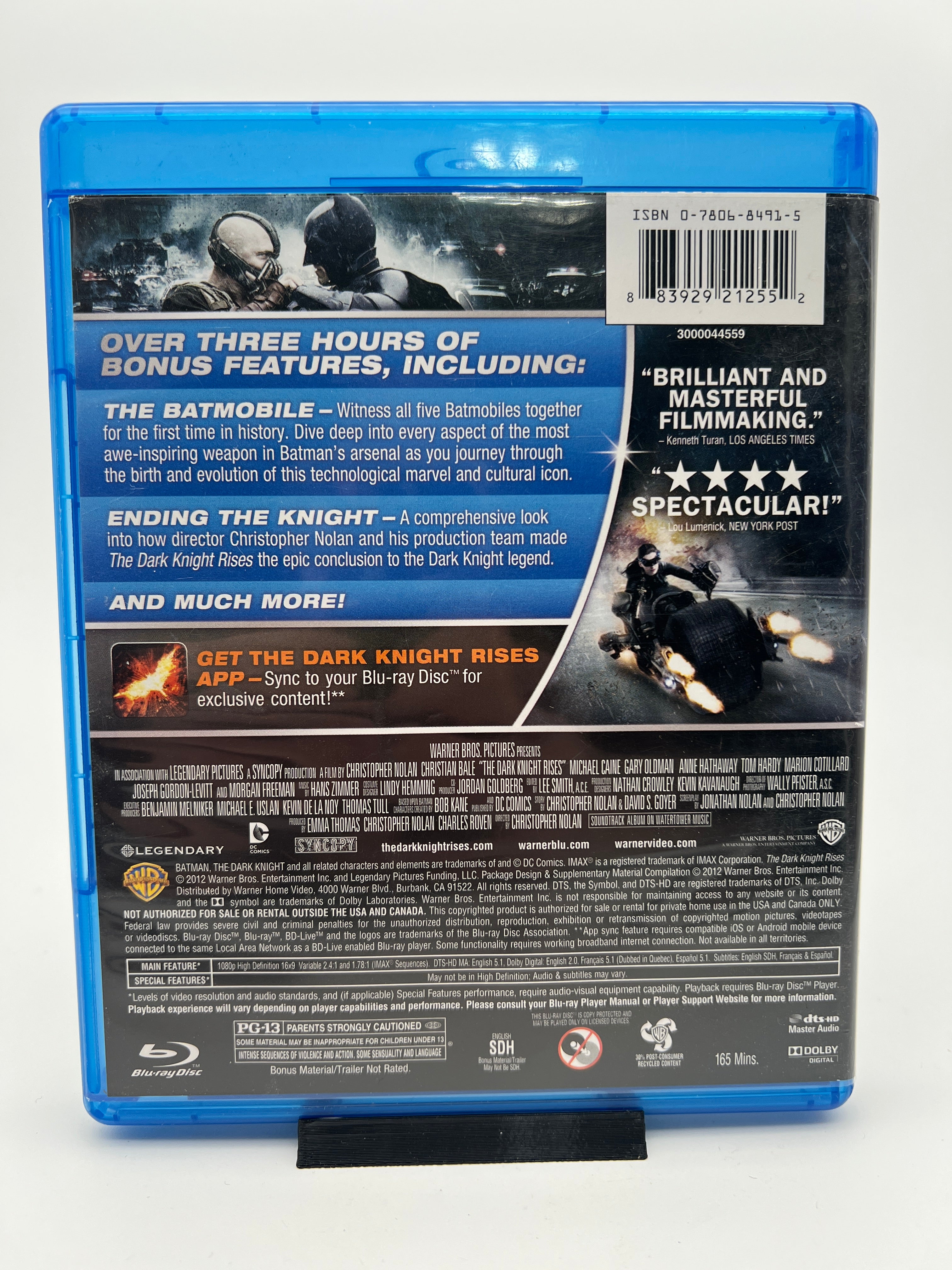 Dark Knight Rises, The (blu-ray only)