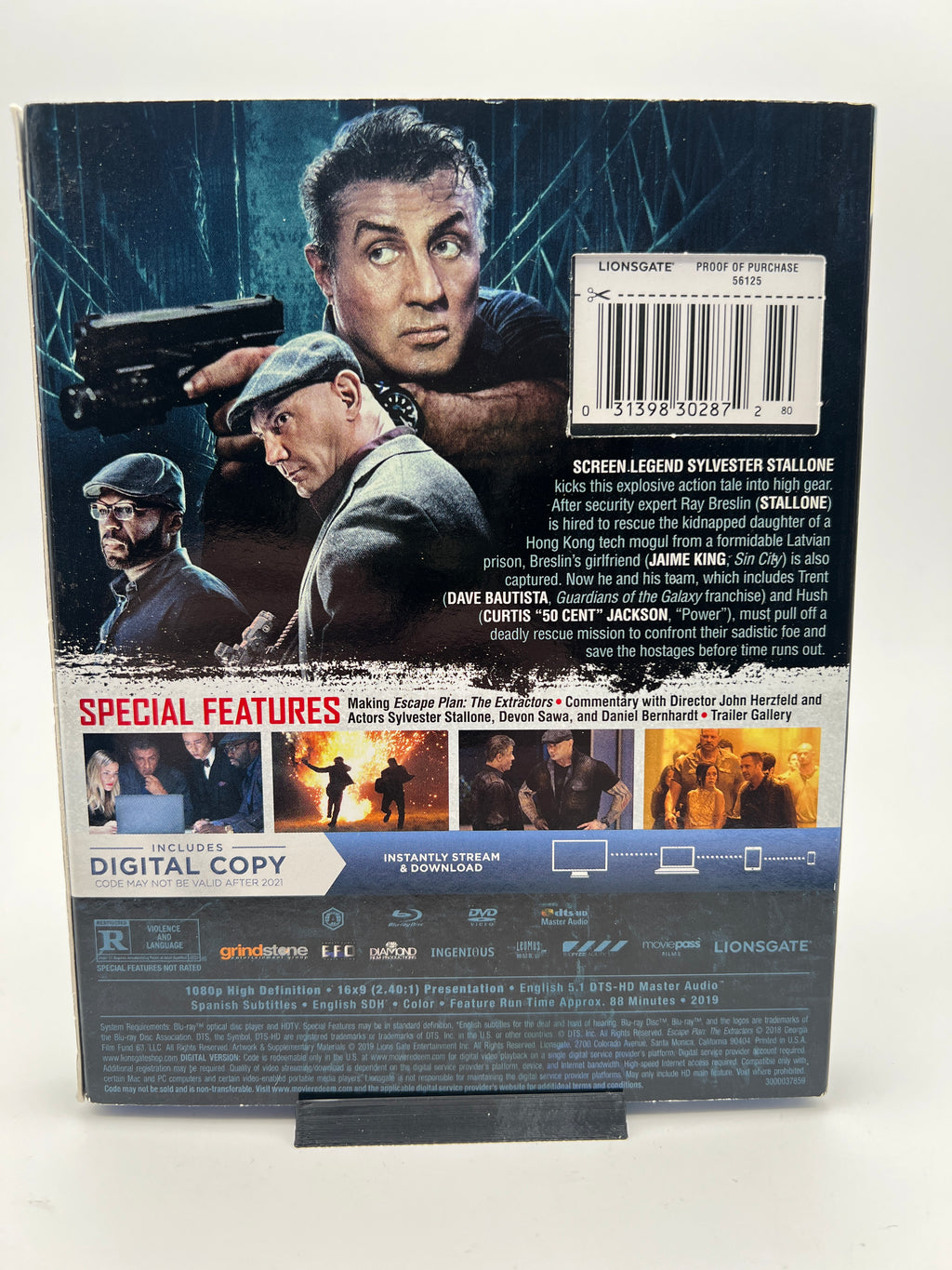 Escape Plan: The Extractors W/ Slipcover (blu-ray only)