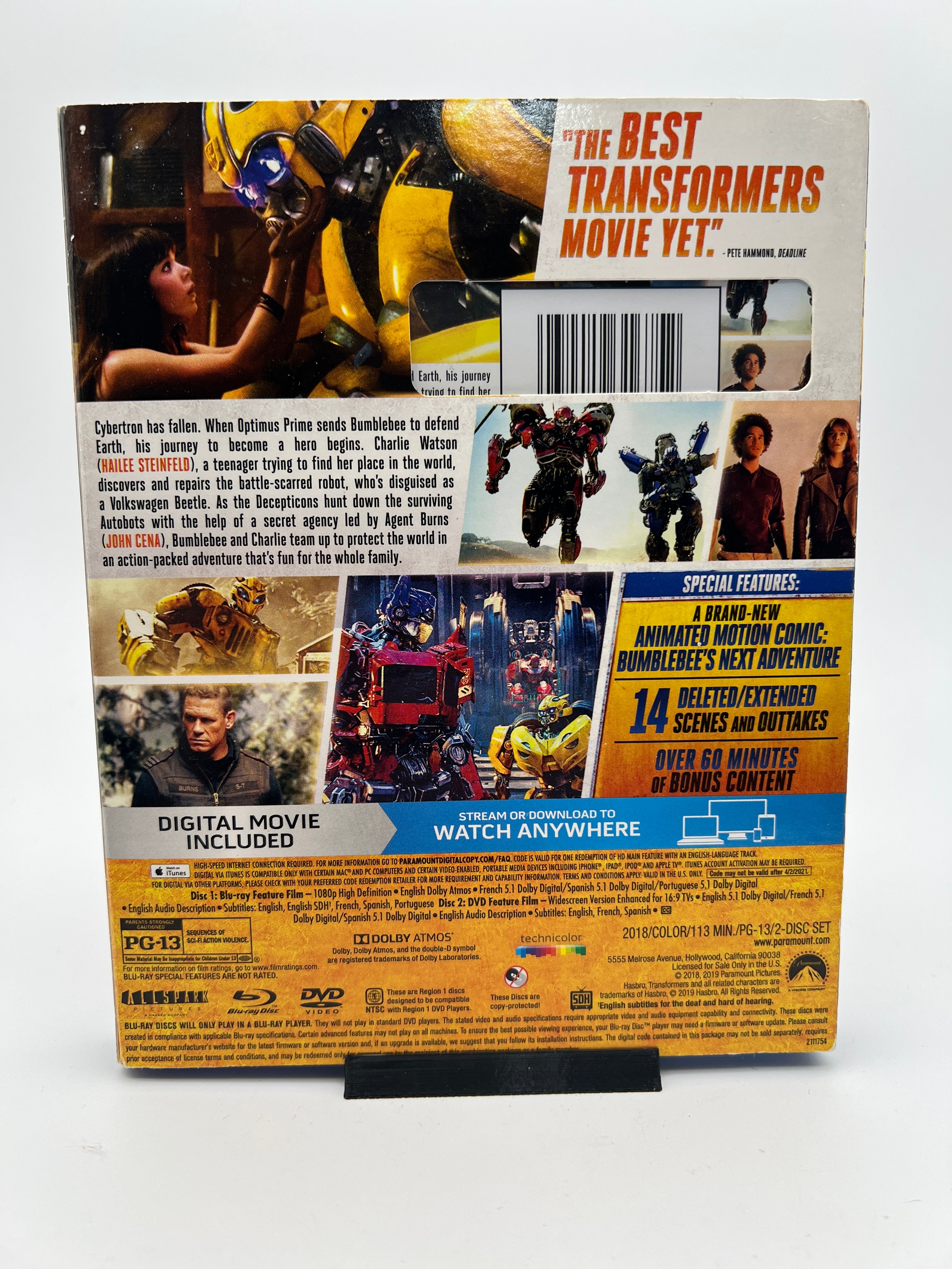 Bumblebee W/ Slipcover (blu-ray only)