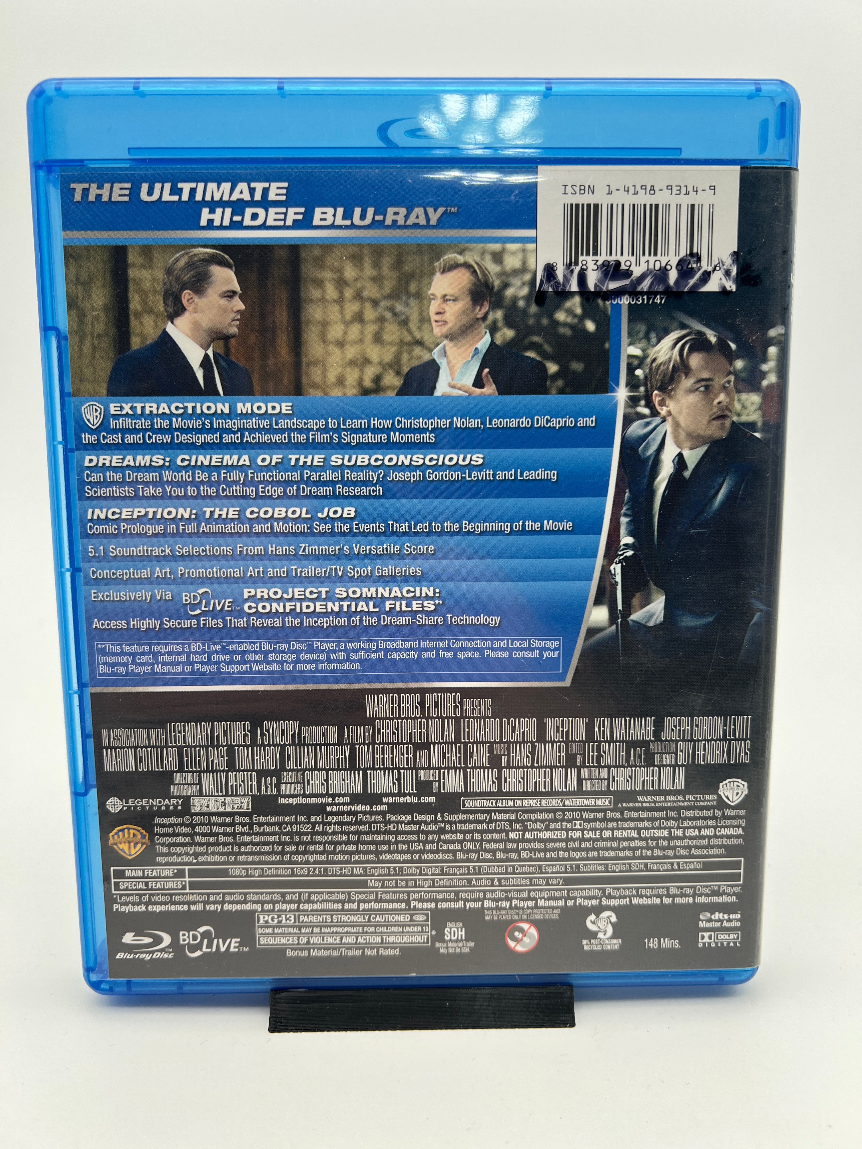 Inception (blu-ray only)