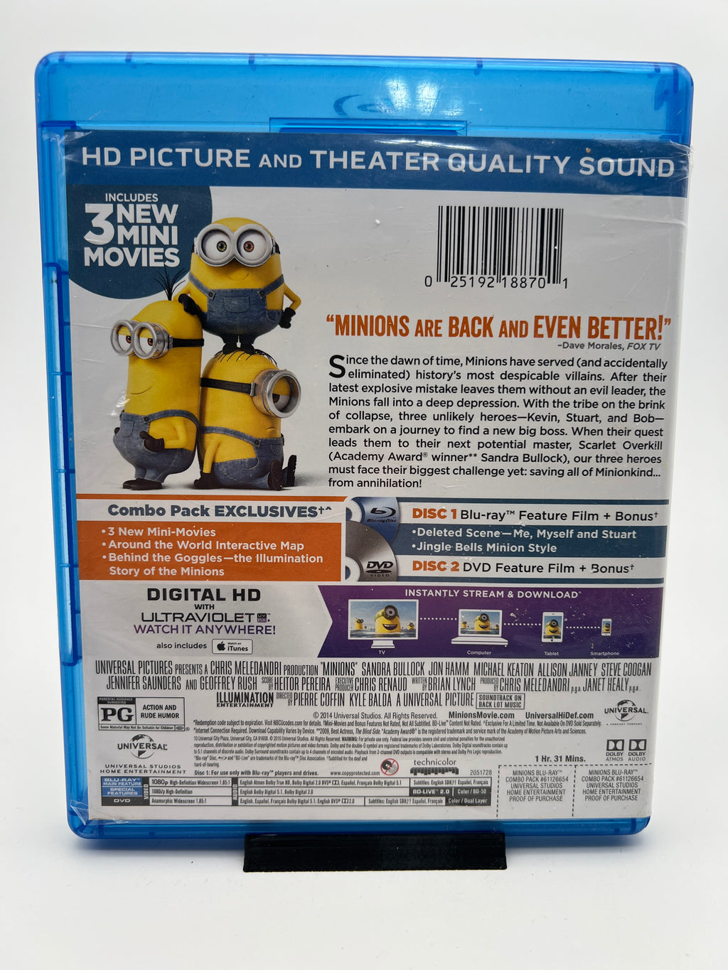 Minions (blu-ray only)