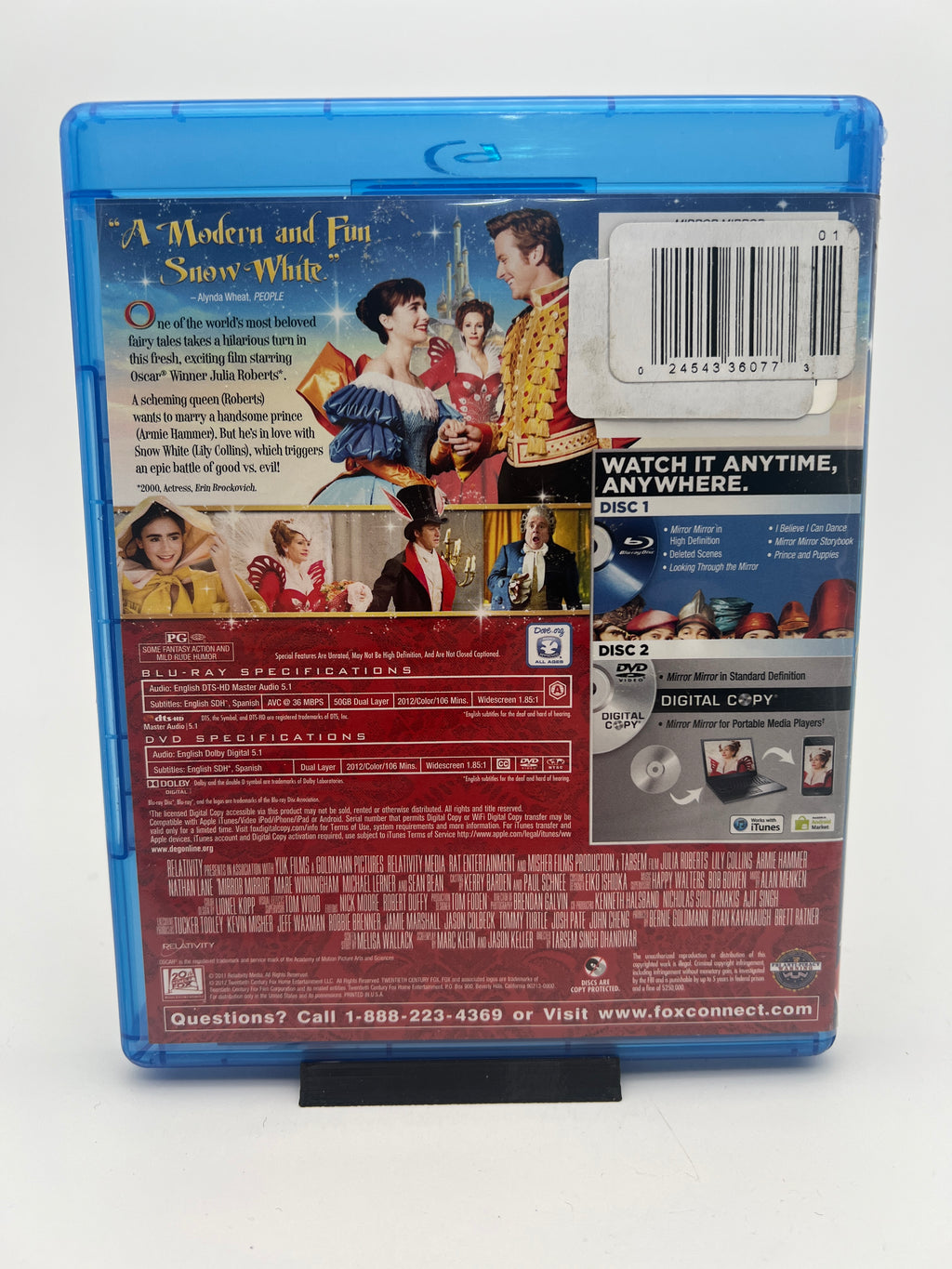 Mirror Mirror (blu-ray only)